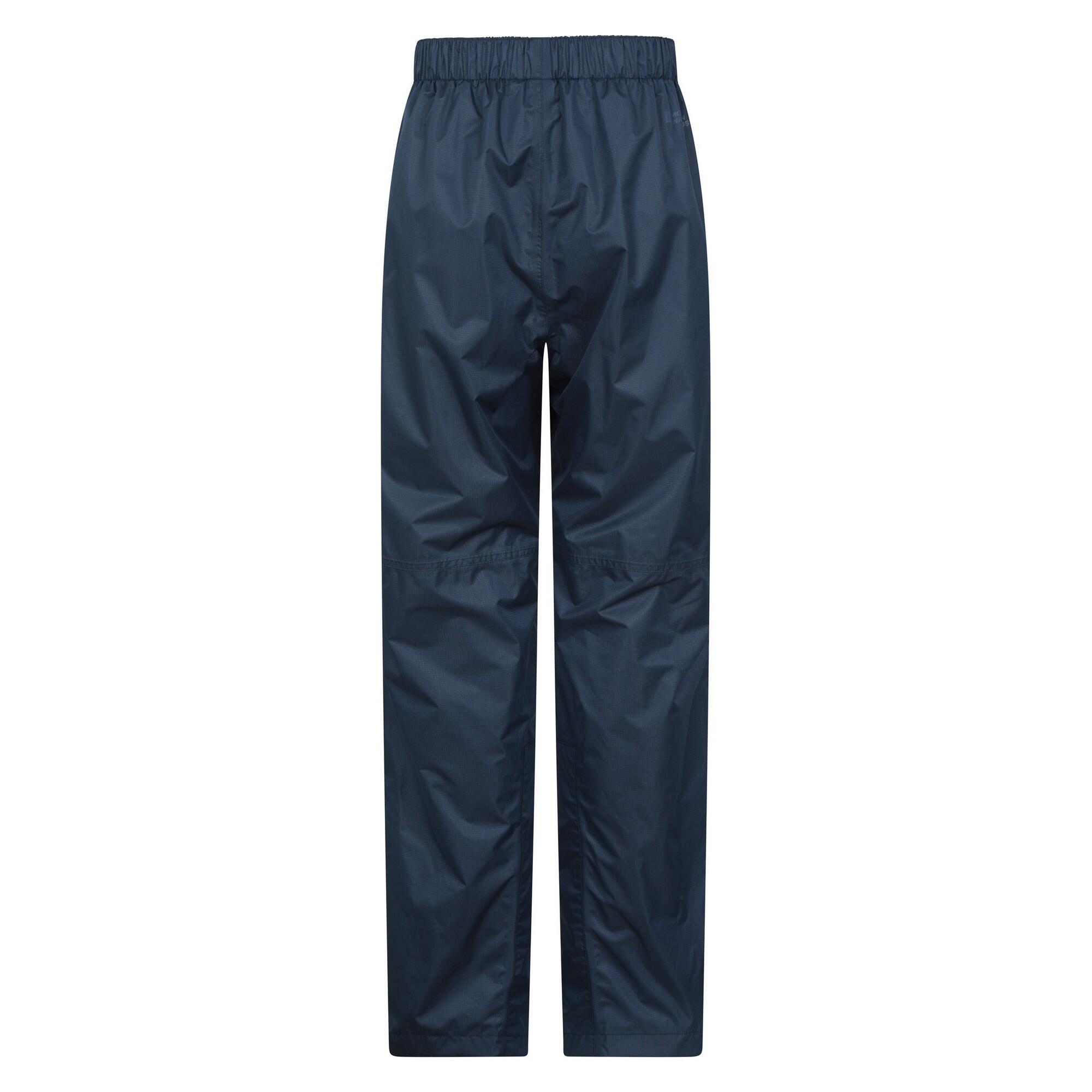 Womens/Ladies Spray Waterproof Over Trousers (Navy) 2/3