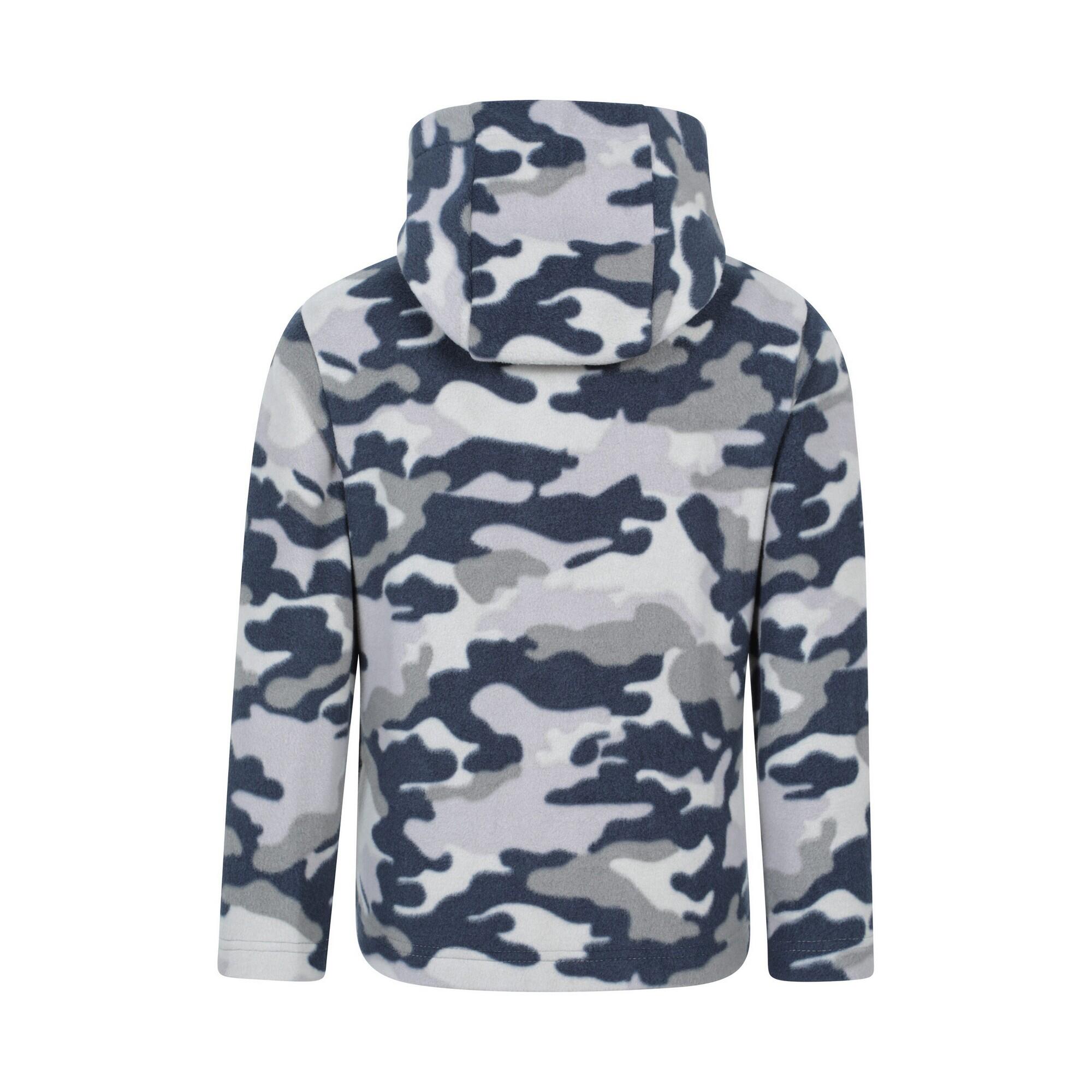 Childrens/Kids Pursuit II Camo Hoodie (Grey) 2/4
