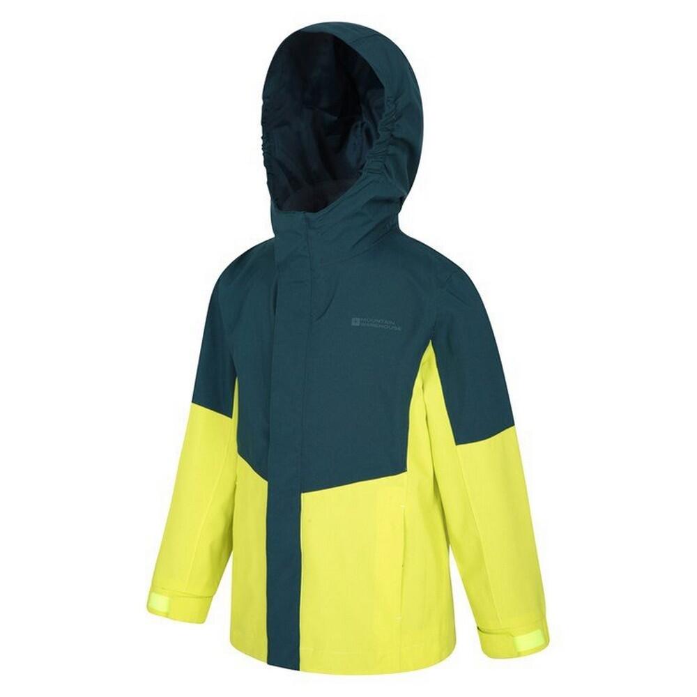 "Meteor" Jacke, wasserfest für Kinder Limone 3/4