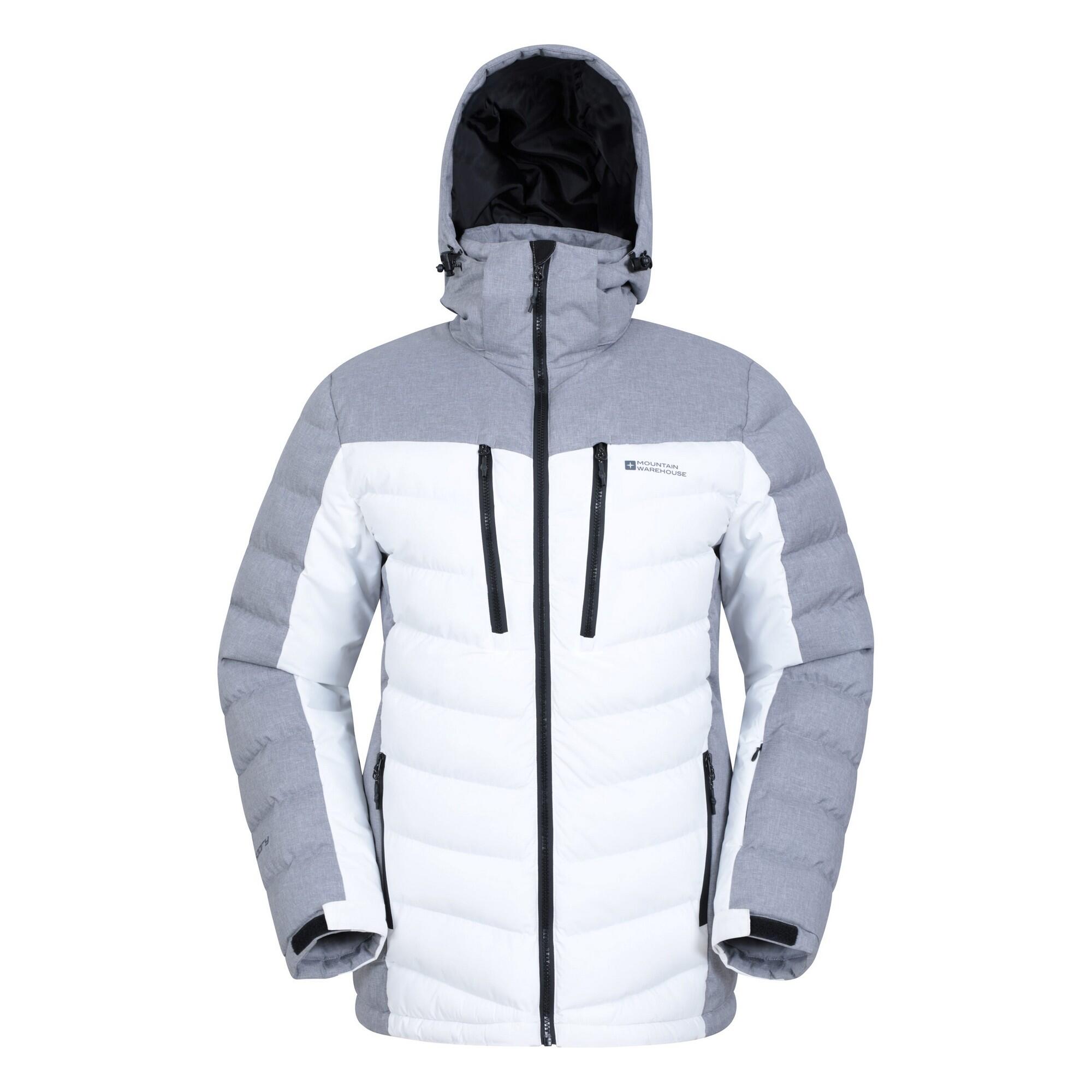 MOUNTAIN WAREHOUSE Uomo Giacca Da Sci Mountain Warehouse Vulcan III Bianco