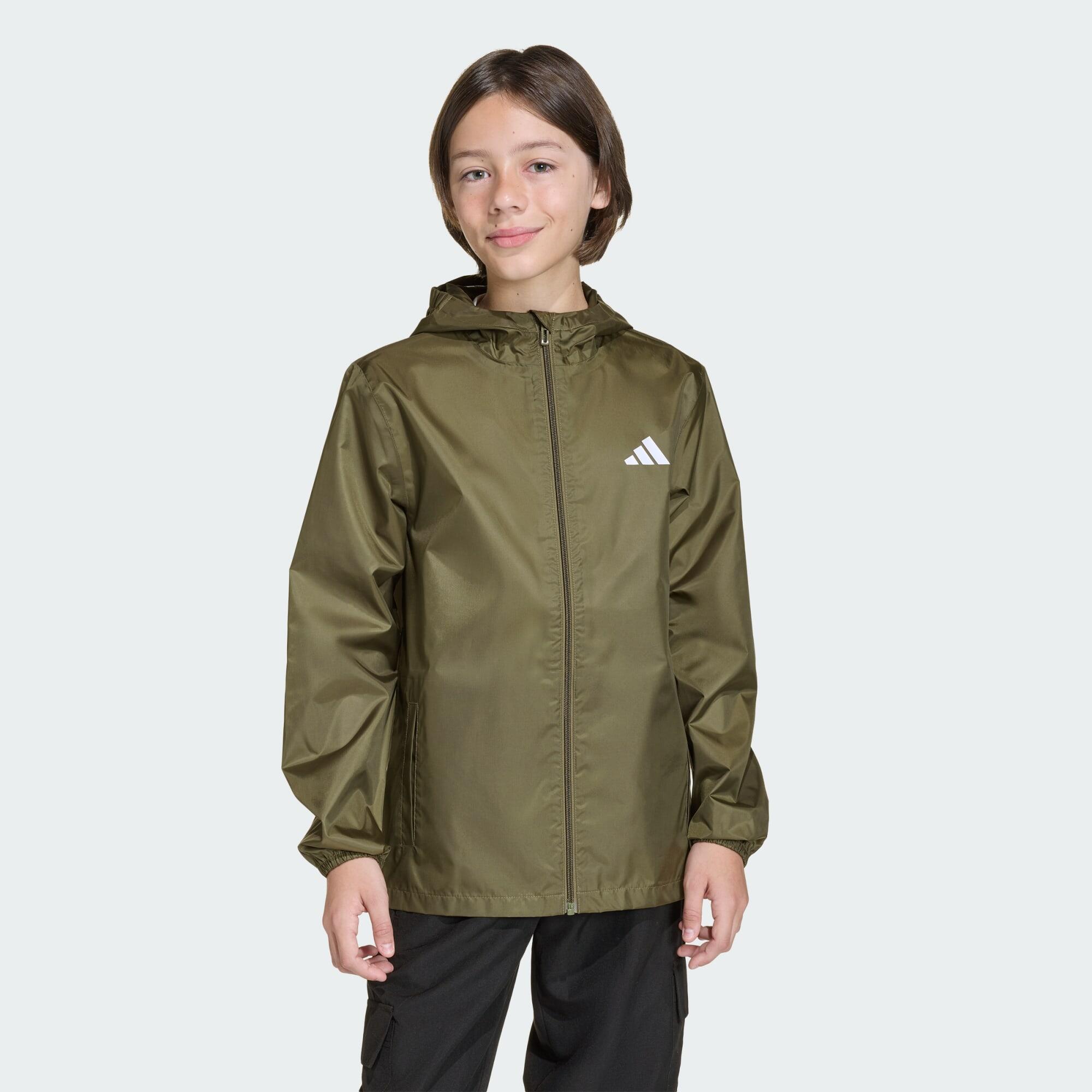 Adidas - Veste De Pluie Enfants - Coupe Vent - Beige - Decathlon