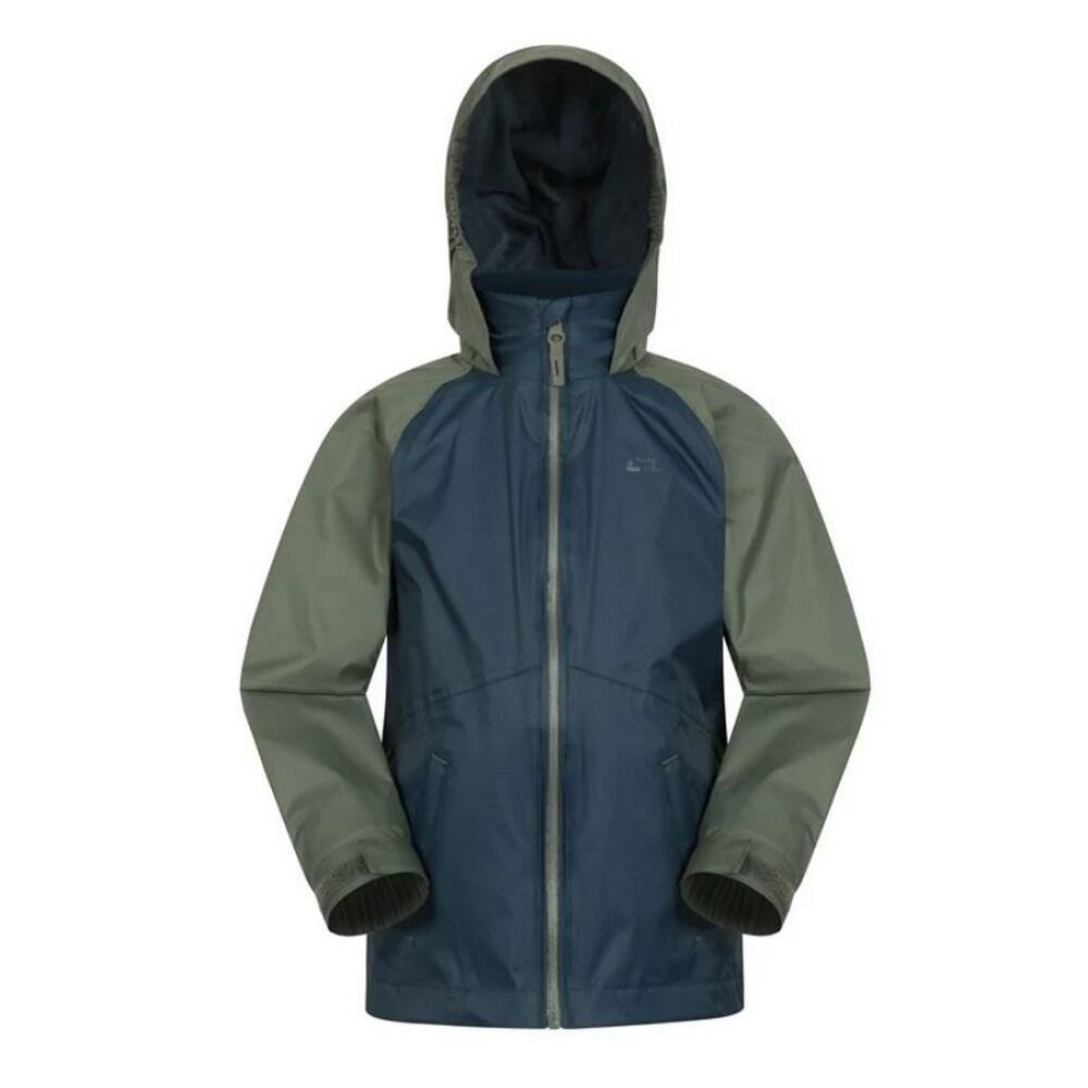 MOUNTAIN WAREHOUSE Giacca Impermeabile Bambini Mountain Warehouse Torrent II Kaki