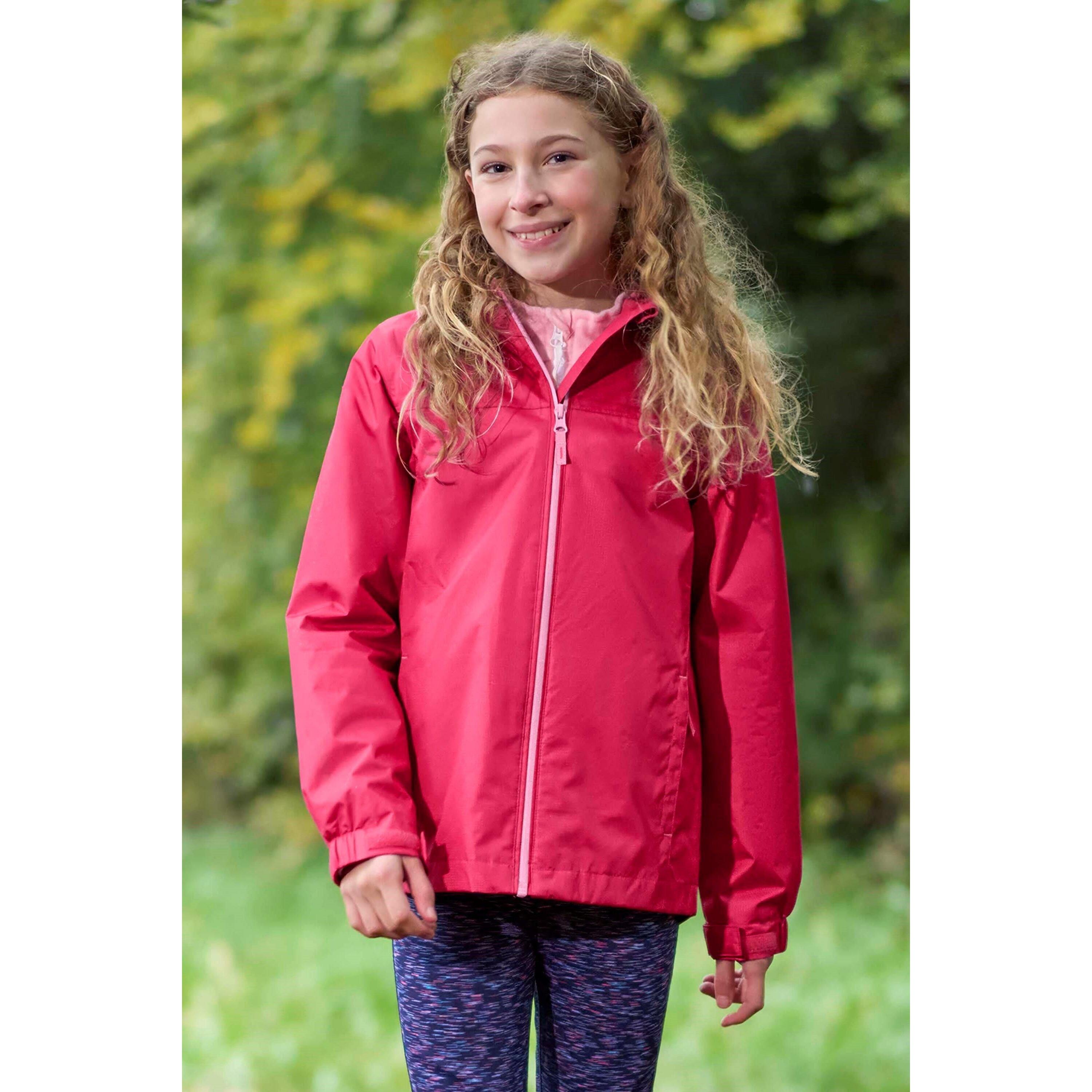 MOUNTAIN WAREHOUSE Giacca Impermeabile Bambini Mountain Warehouse Torrent Rosa Scuro