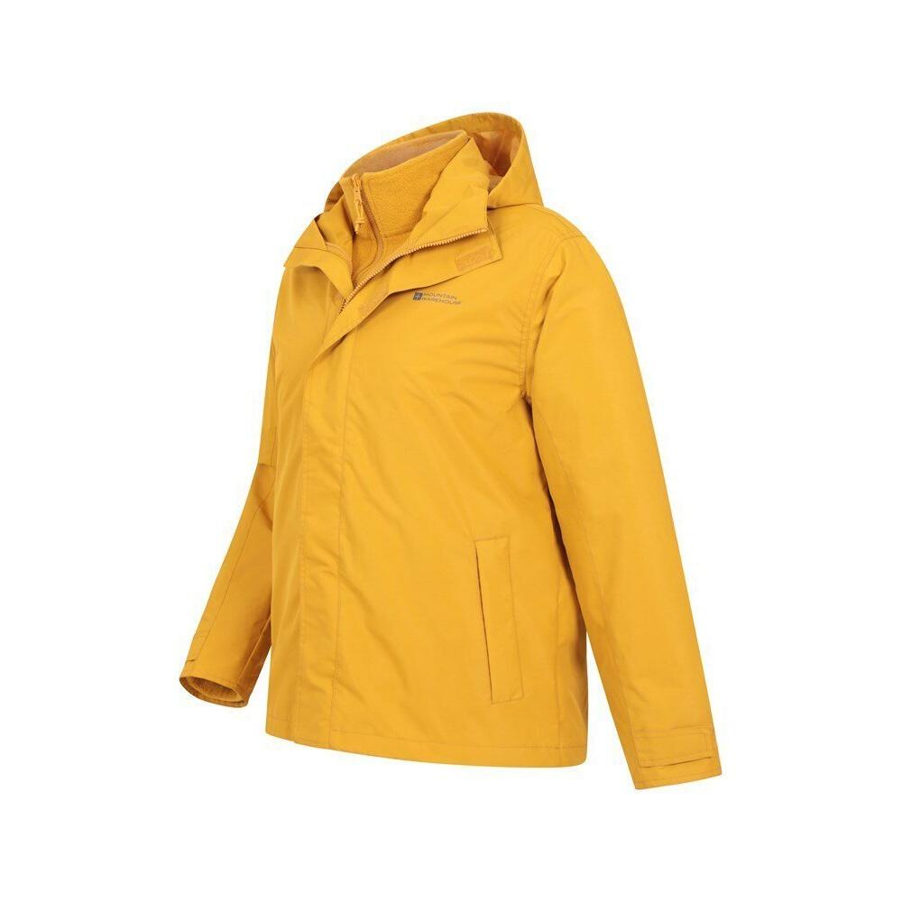 Giacca 3 In 1 Impermeabile Uomo Mountain Warehouse Fell Giallo 3/4