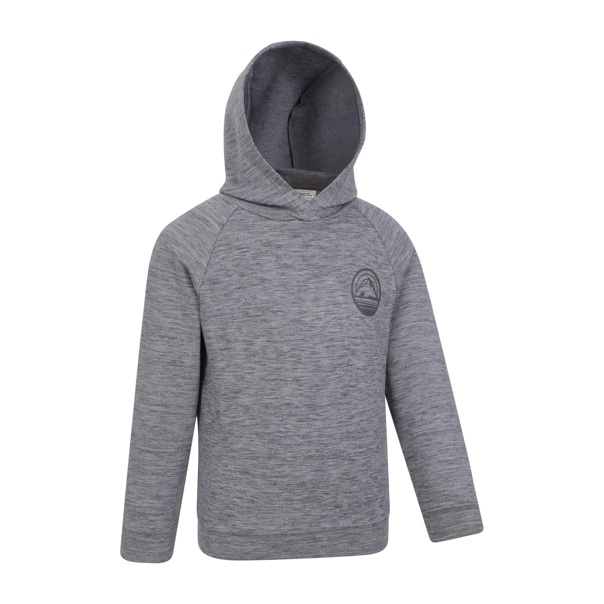 "Strath" Kapuzenpullover Supersoft für Kinder Grau 3/4