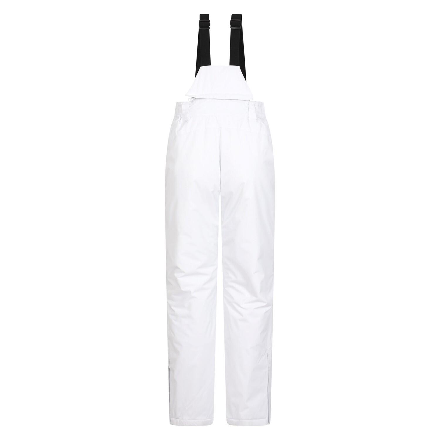 Donna Pantaloni Da Sci Mountain Warehouse Moon Bianco 2/4