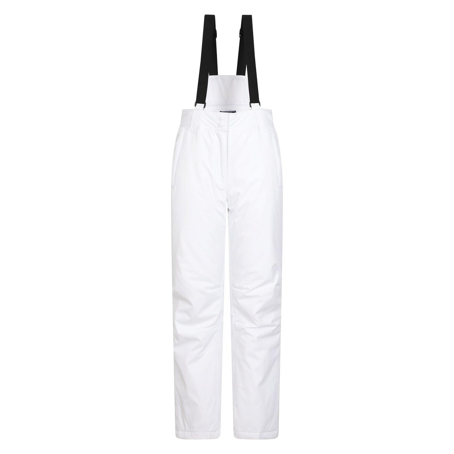 MOUNTAIN WAREHOUSE Womens/Ladies Moon Slim Leg Ski Trousers (White)