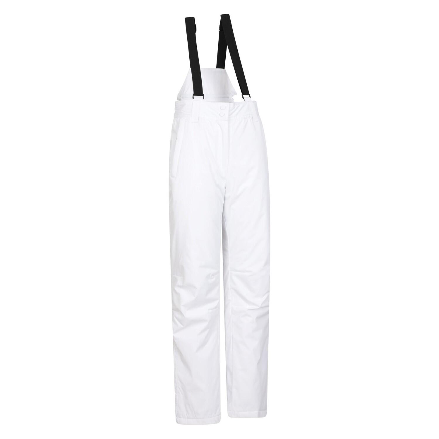 Donna Pantaloni Da Sci Mountain Warehouse Moon Bianco 4/4