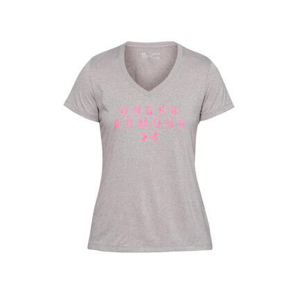 Tee-shirt Femme Under Armour TECH SSV TWIST
