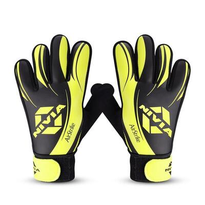 Guanti Portiere Nivia Air Strike Nero/Verde XL – Grip & Comfort