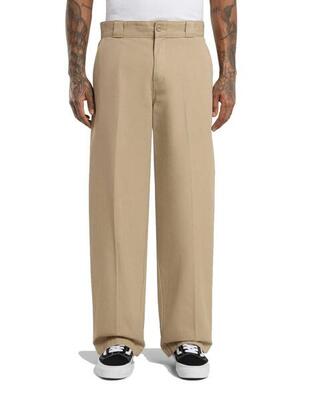 Pantaloni da lavoro larghi Dickies beige per uomo