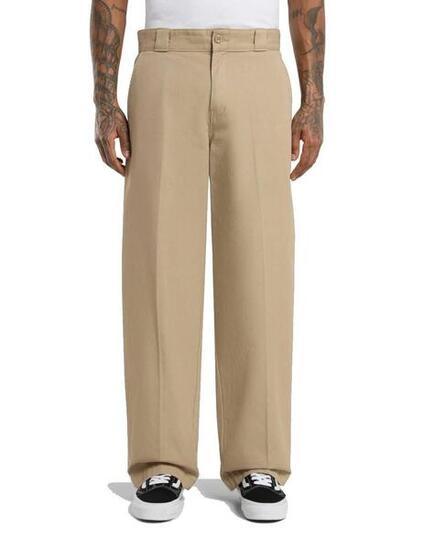 Pantaloni da lavoro larghi Dickies beige per uomo