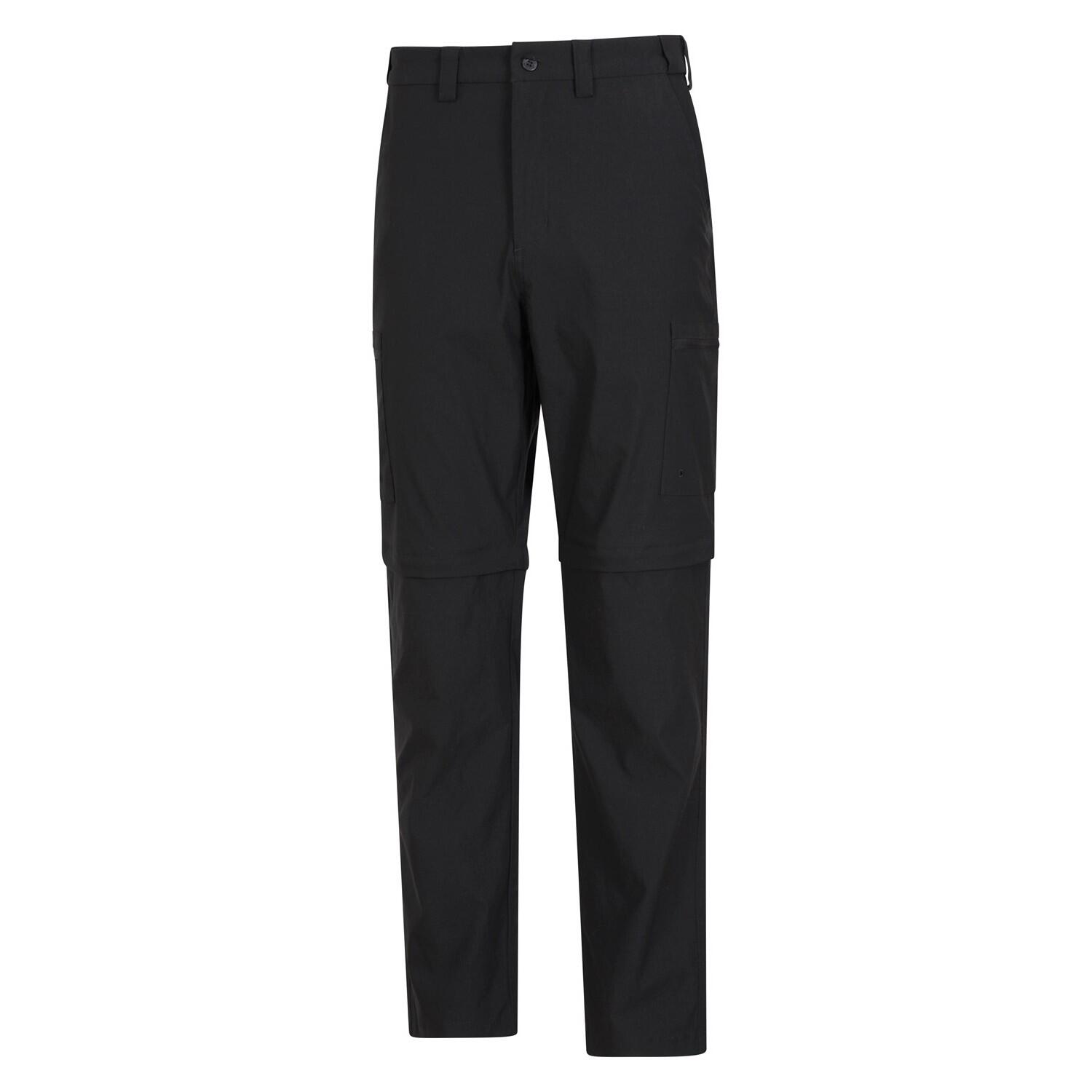 Pantalone Convertibile Uomo Mountain Warehouse Trek Nero 2/4
