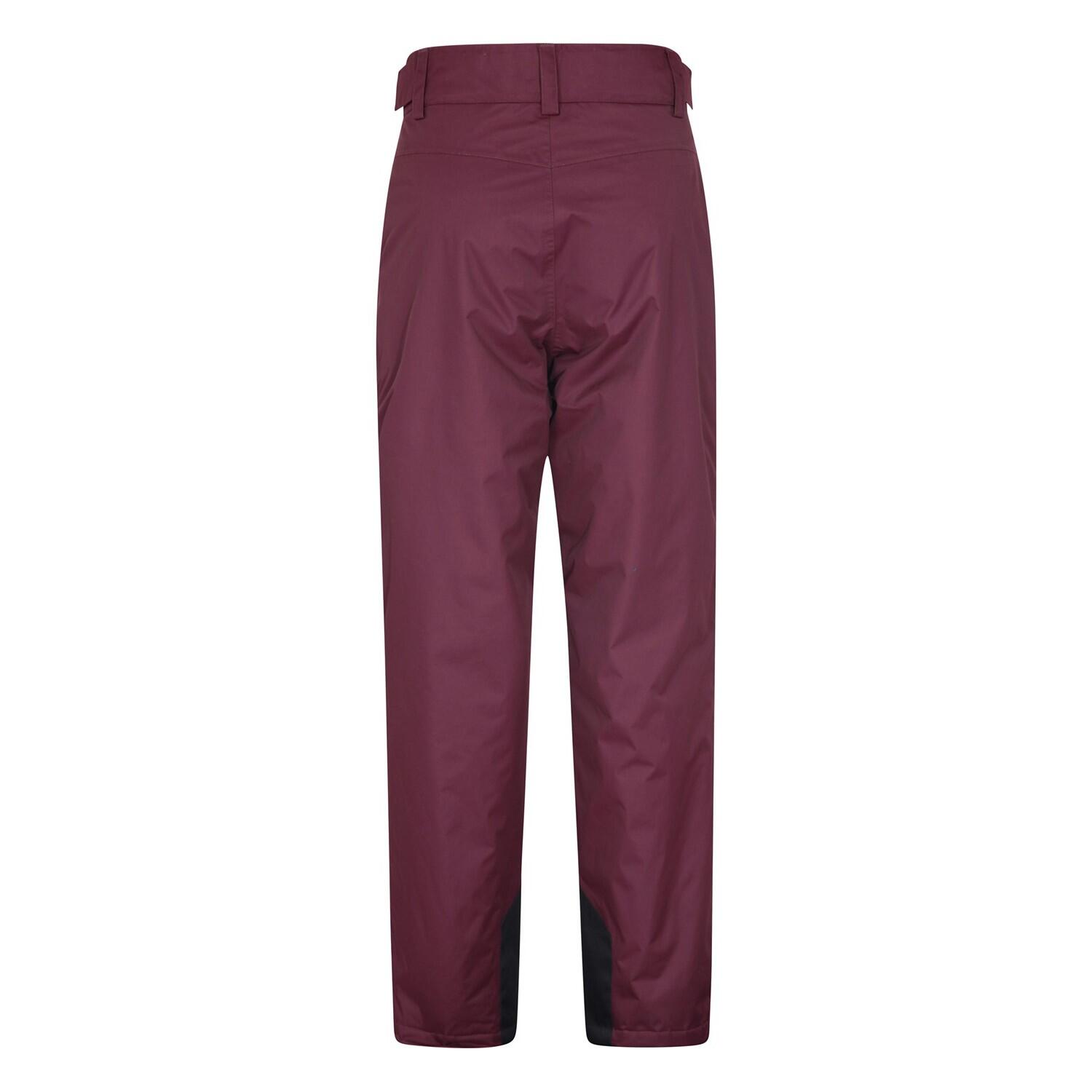 Mens Gravity Ski Trousers (Burgundy) 2/4