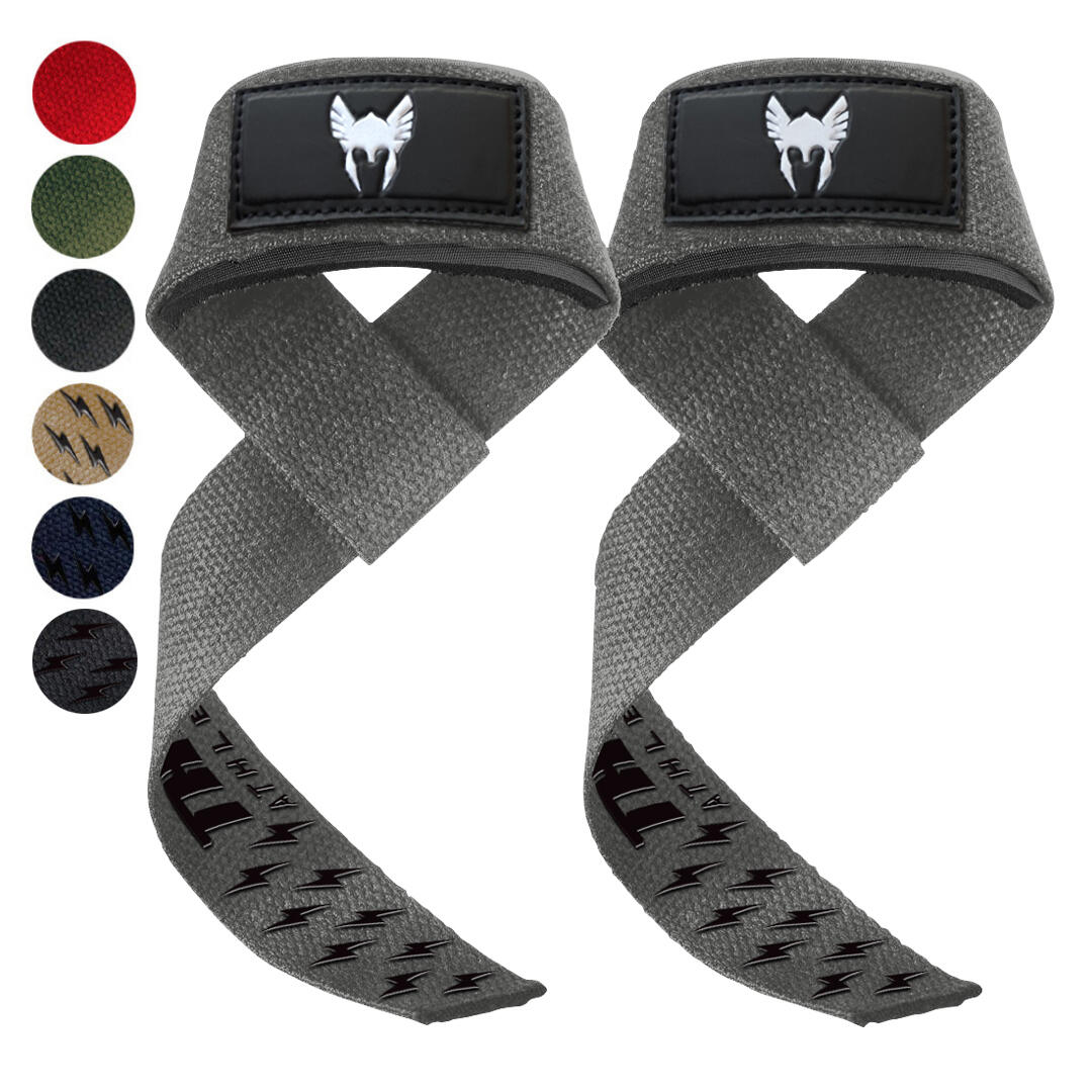 Thor Athletics - Sangles De Levage - Sangle De Tirage Musculation - Grip Supplémentaire - Gris - Sangle De Tirage - Blanc|gris - Decathlon