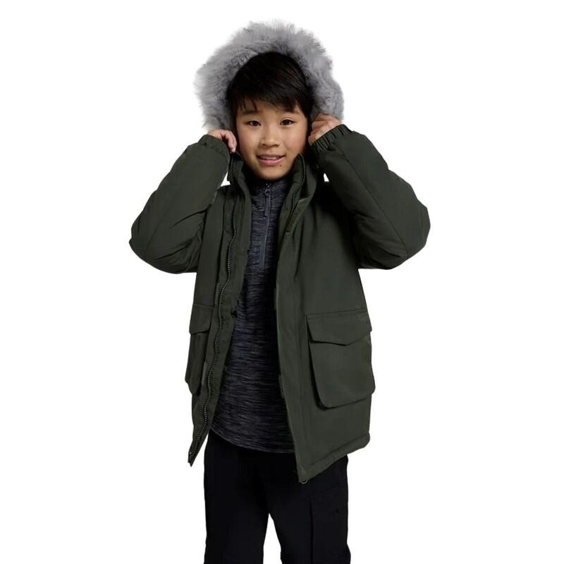 "Ranger" Jacke Wasserbeständig für Kinder Grün 3/4