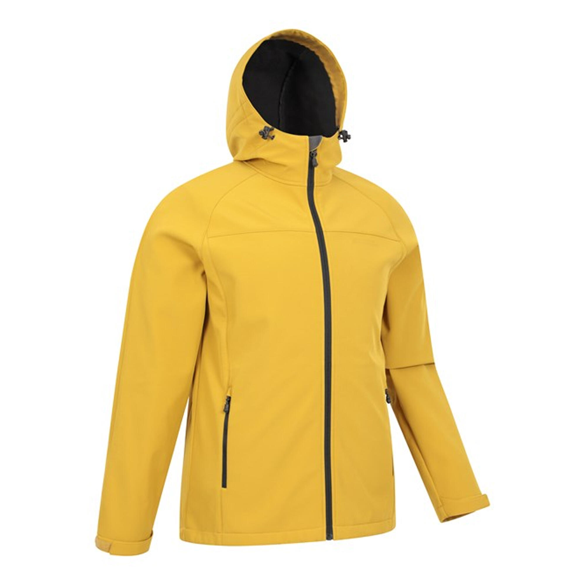 Mens Exodus Waterproof Soft Shell Jacket (Soft Yellow) 3/3