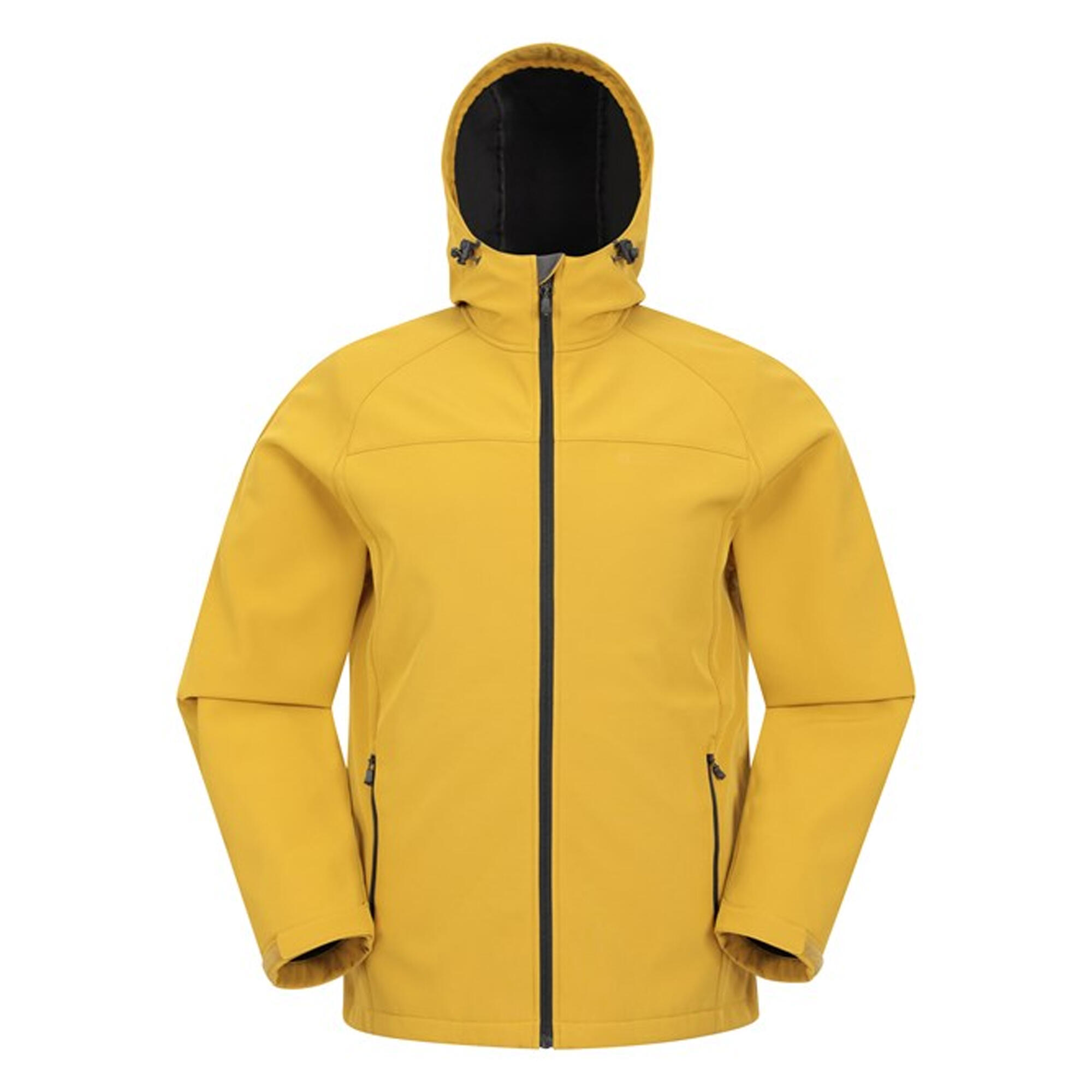 MOUNTAIN WAREHOUSE Mens Exodus Waterproof Soft Shell Jacket (Soft Yellow)