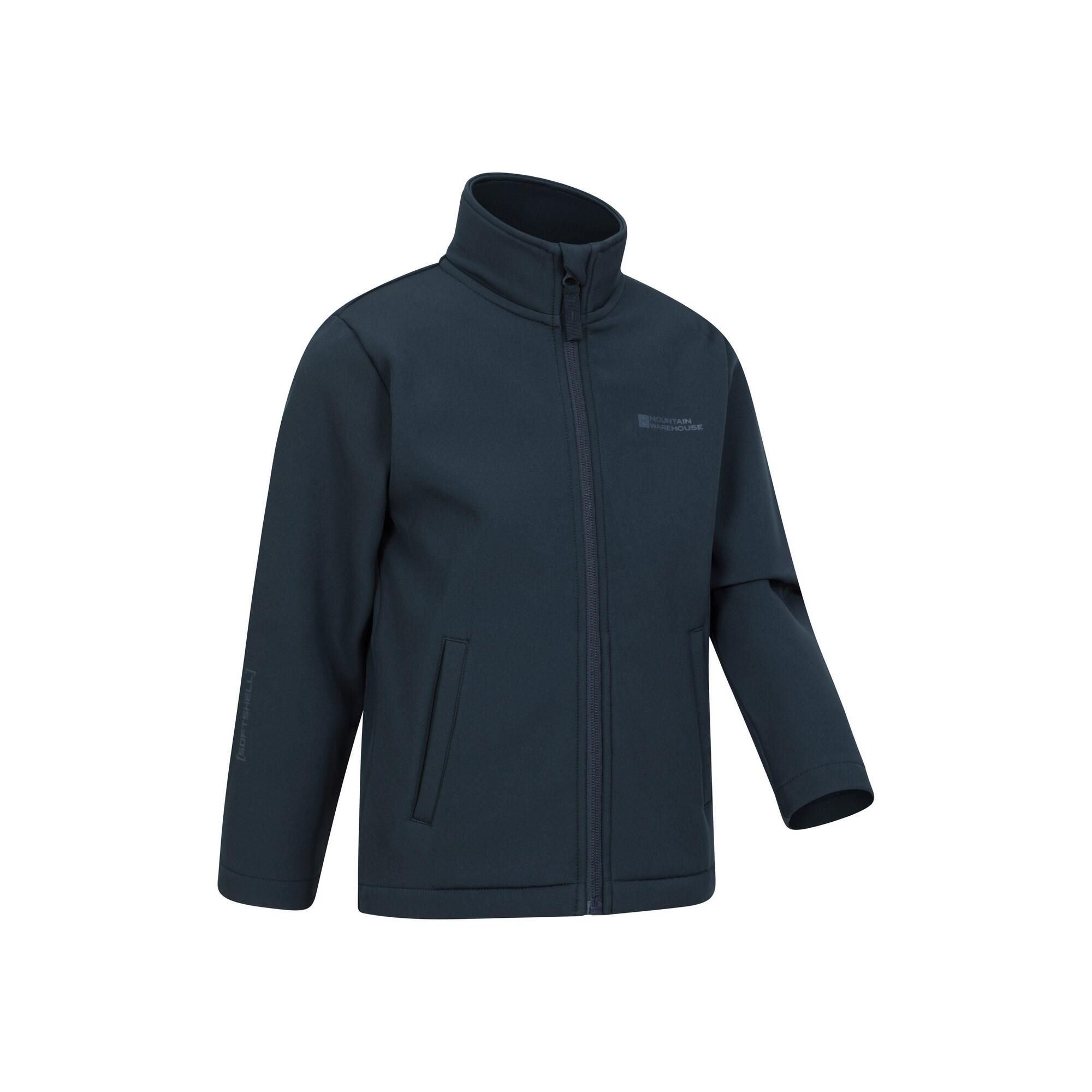 Veste Softshell GRASMERE Enfant (Bleu Marine) 3/4