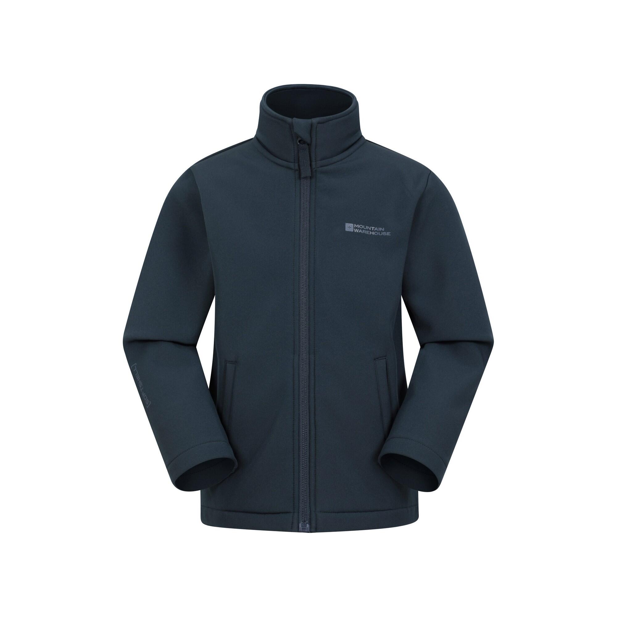 MOUNTAIN WAREHOUSE Giacca Soft Shell Bambini Mountain Warehouse Grasmere Blu Navy