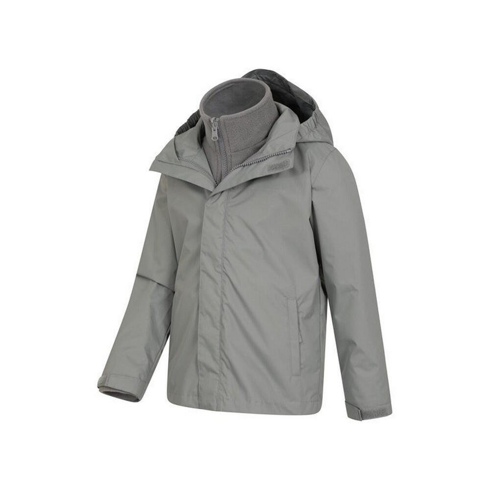 Childrens/Kids Fell 3 in 1 Jacket (Light Khaki) 3/4