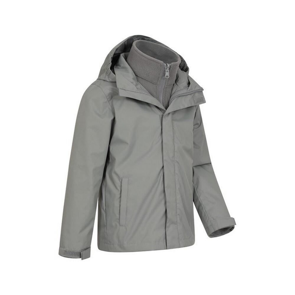 Childrens/Kids Fell 3 in 1 Jacket (Light Khaki) 4/4