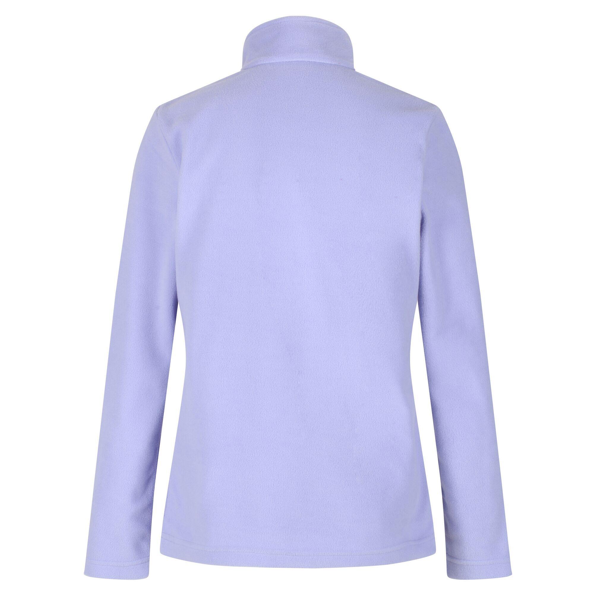 Great Outdoors Womens/Ladies Sweetheart 1/4 Zip Fleece Top (Lilac) 2/5