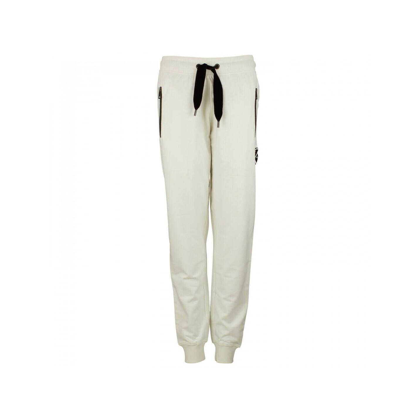 Peak Mountain - Pantalon De Jogging Coton Femme Peak Mountain French Terry - Pantalons - Beige|blanc - 40 M - Decathlon
