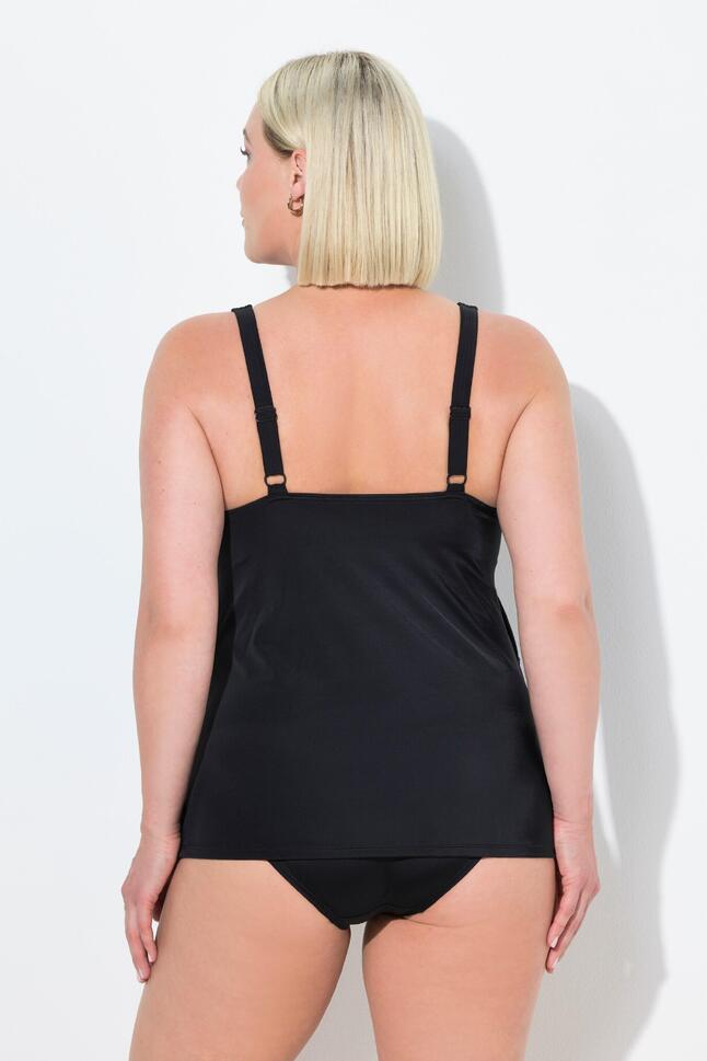 Damskie Tankini falbany miękkie miseczki materiał pochodzący z recyklingu