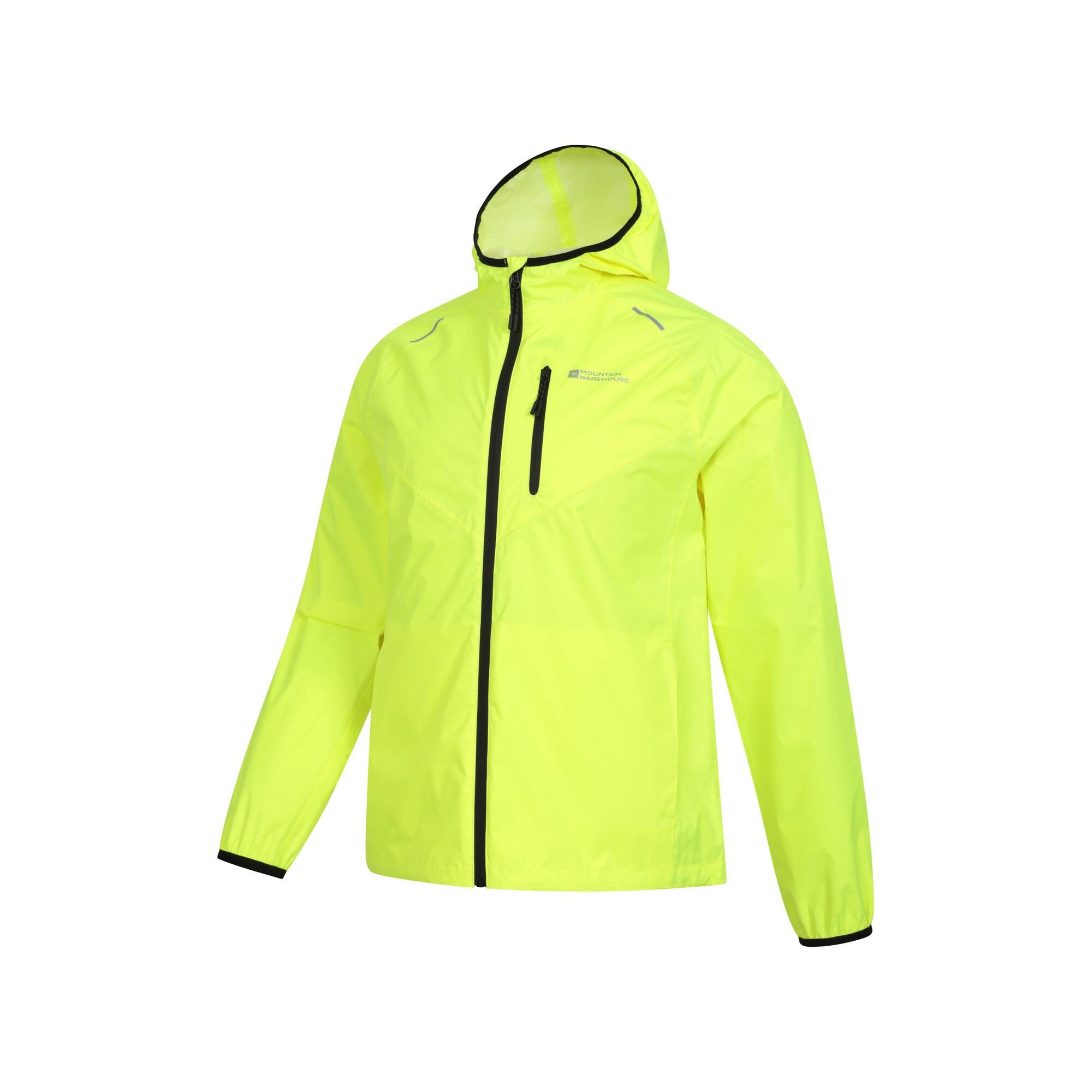 "Cadence" Jacke, wasserfest für Aktiv Herren Leuchtend Gelb 3/4