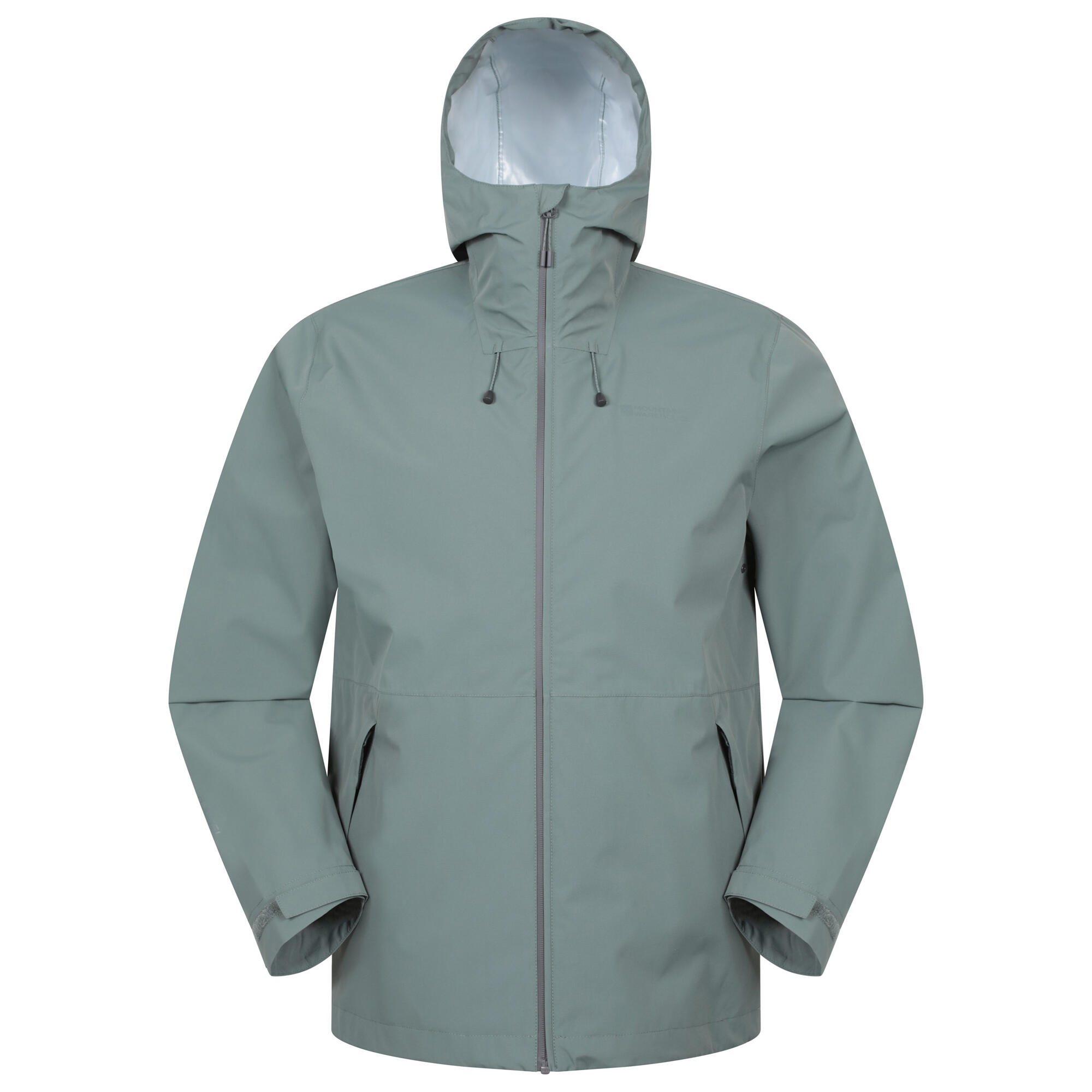 MOUNTAIN WAREHOUSE Mens Hill Packable Waterproof Jacket (Green)