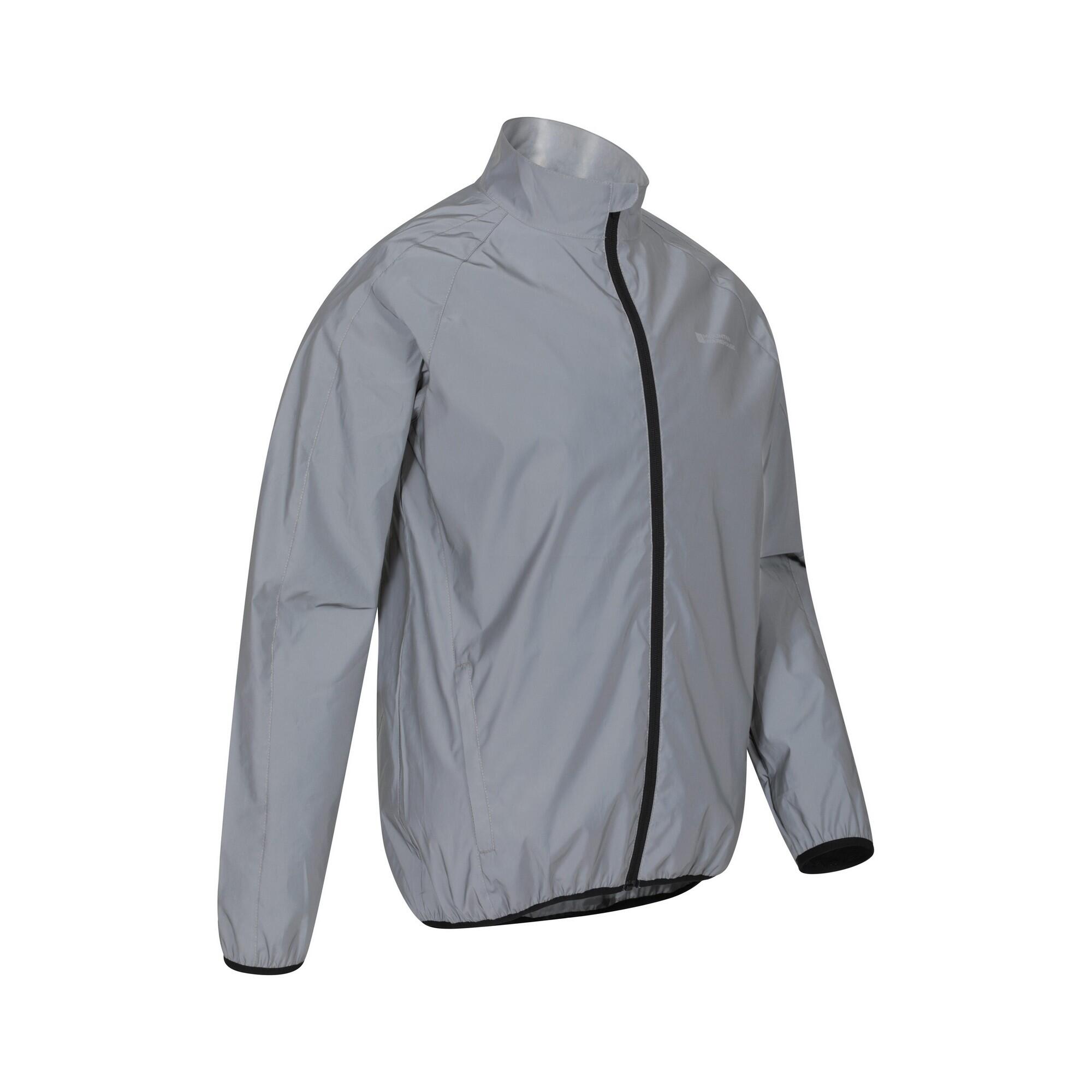 Veste Réfléchissante Homme (Argenté) 3/4