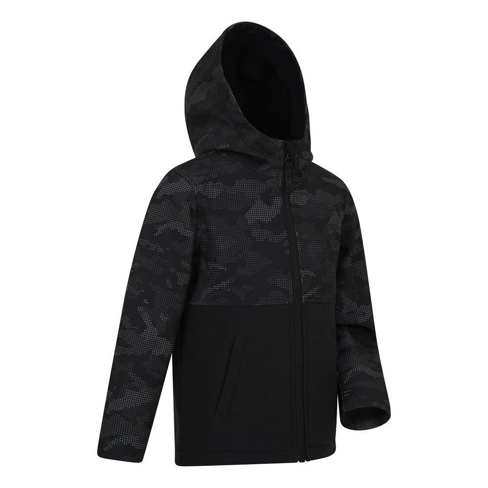 Veste Softshell EXODUS Enfant (Noir) 4/4
