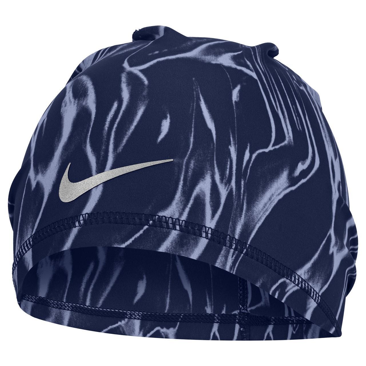 NIKE U Peak Marble DriFIT Uncuffed Beanie (Blue)