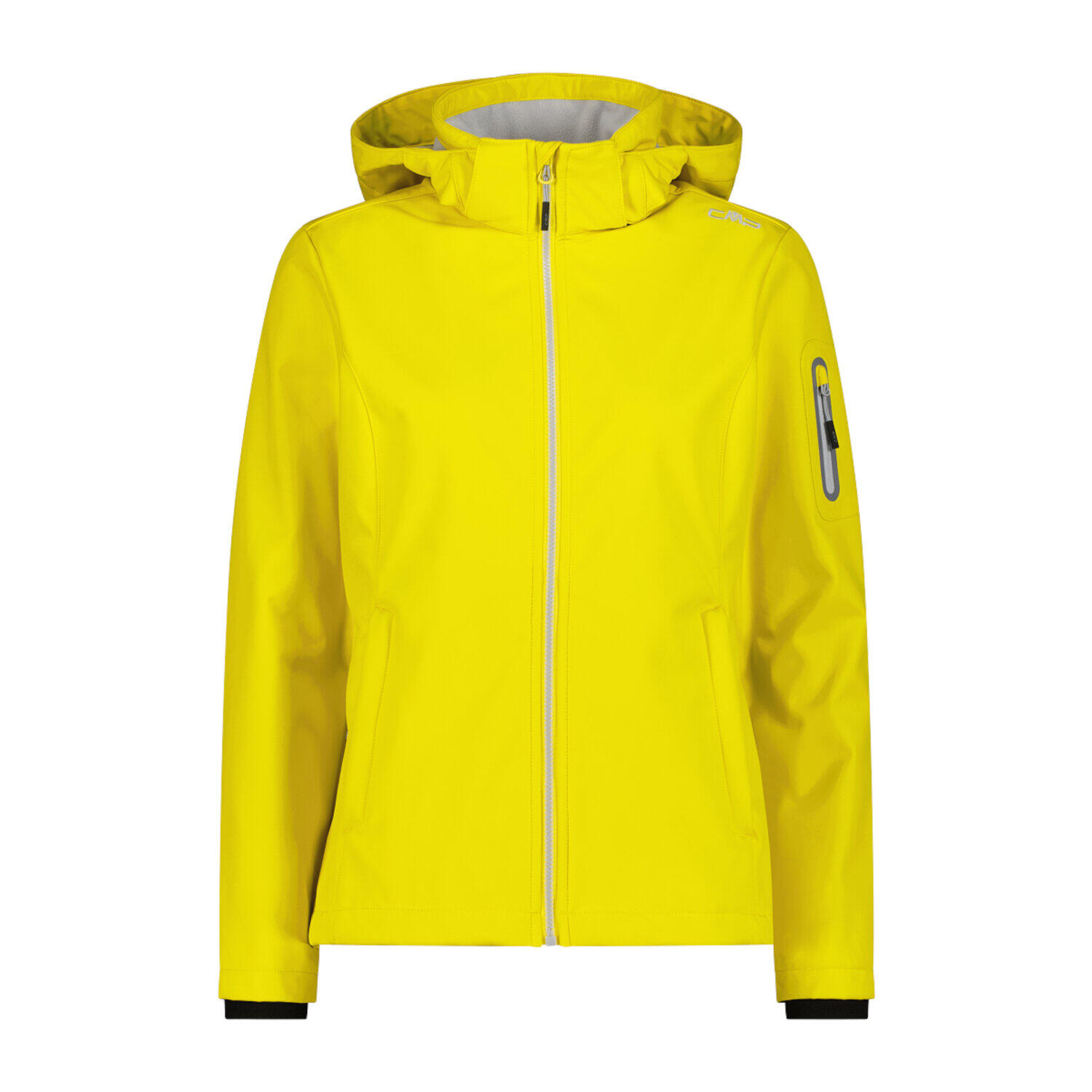 Cmp - Veste De Randonnée À Capuche Femme Cmp - Softshell - Jaune - Decathlon