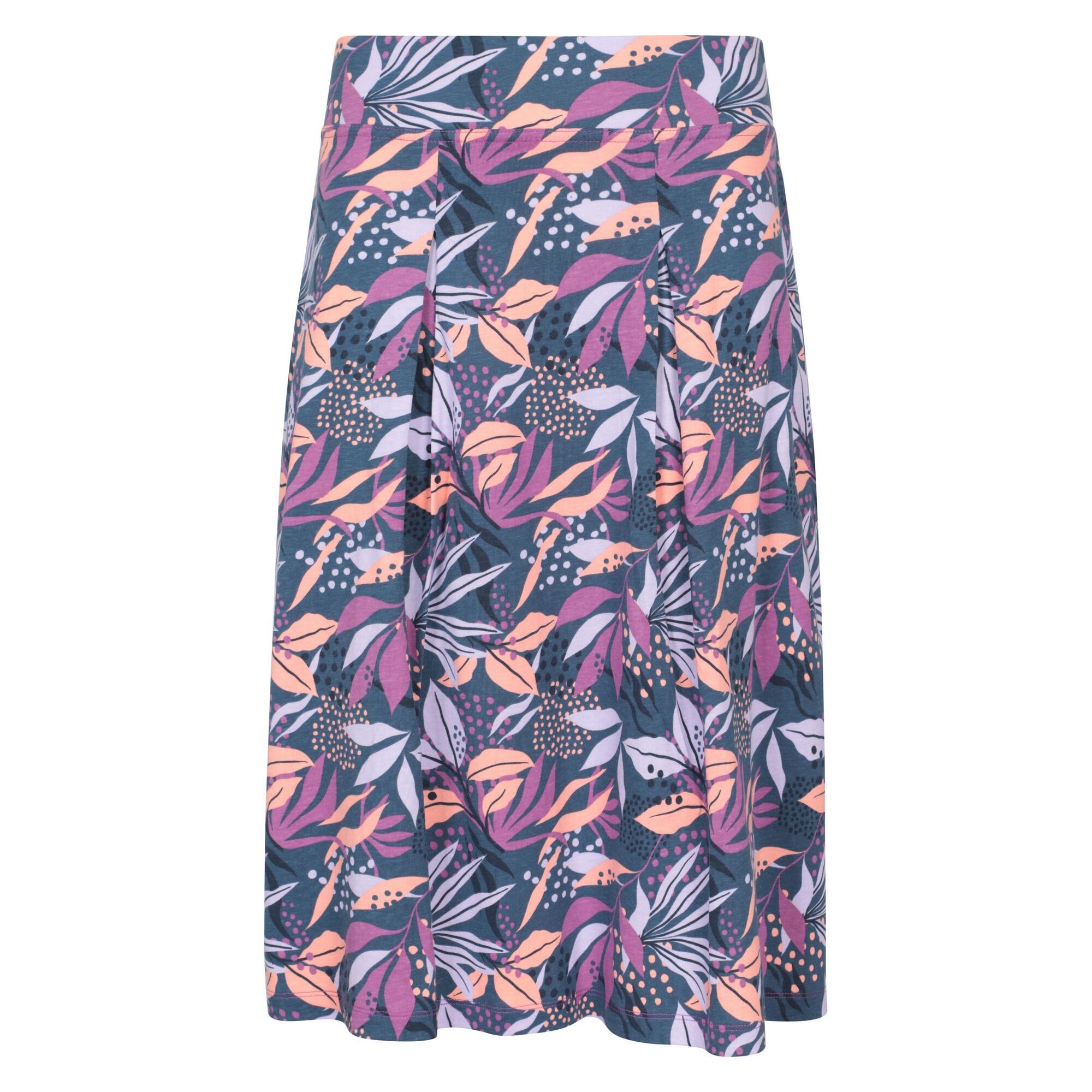 MOUNTAIN WAREHOUSE Womens/Ladies Waterfront Jersey Midi Skirt (Purple)