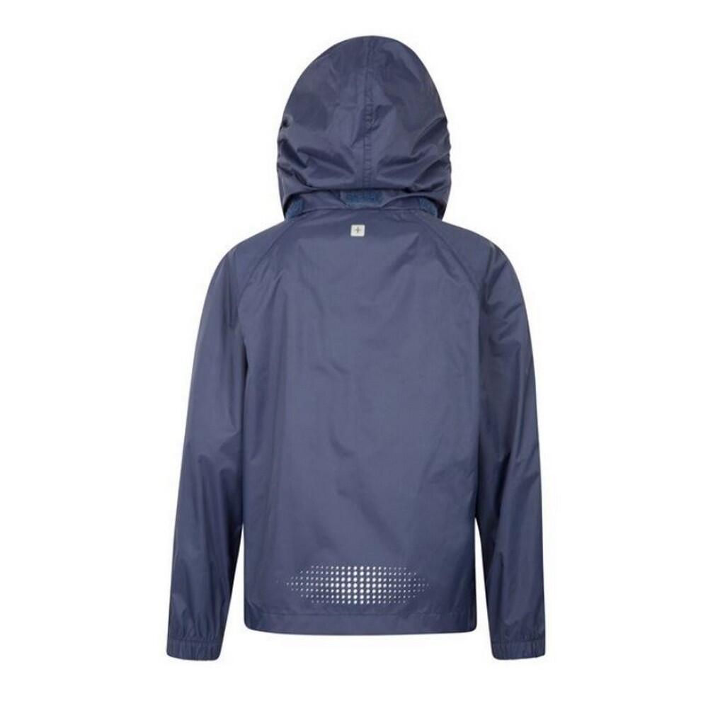 Giacca Impermeabile Bambini Mountain Warehouse Pakka Blu 2/3