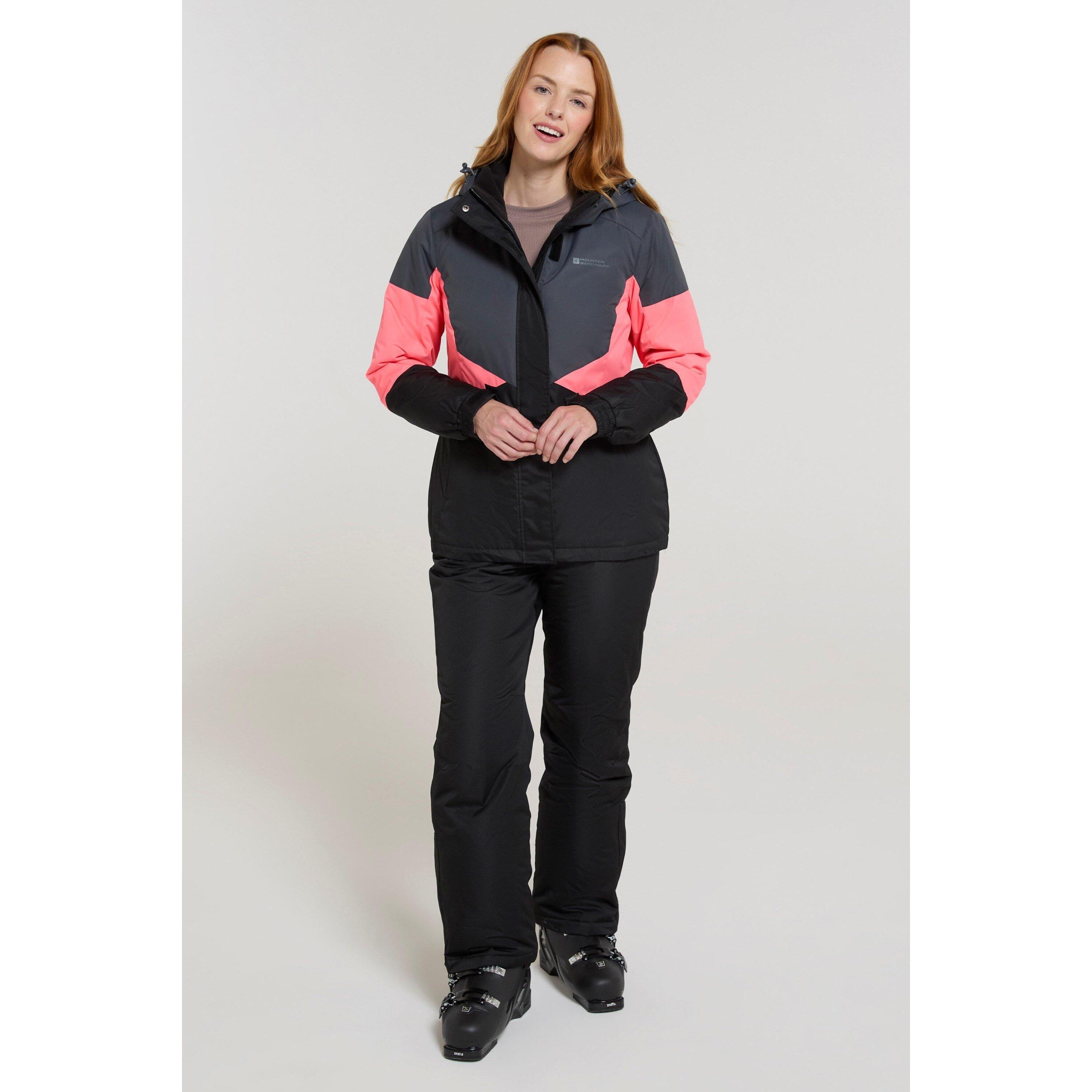 MOUNTAIN WAREHOUSE Womens/Ladies Ski Jacket & Trousers Set (Bright Pink)