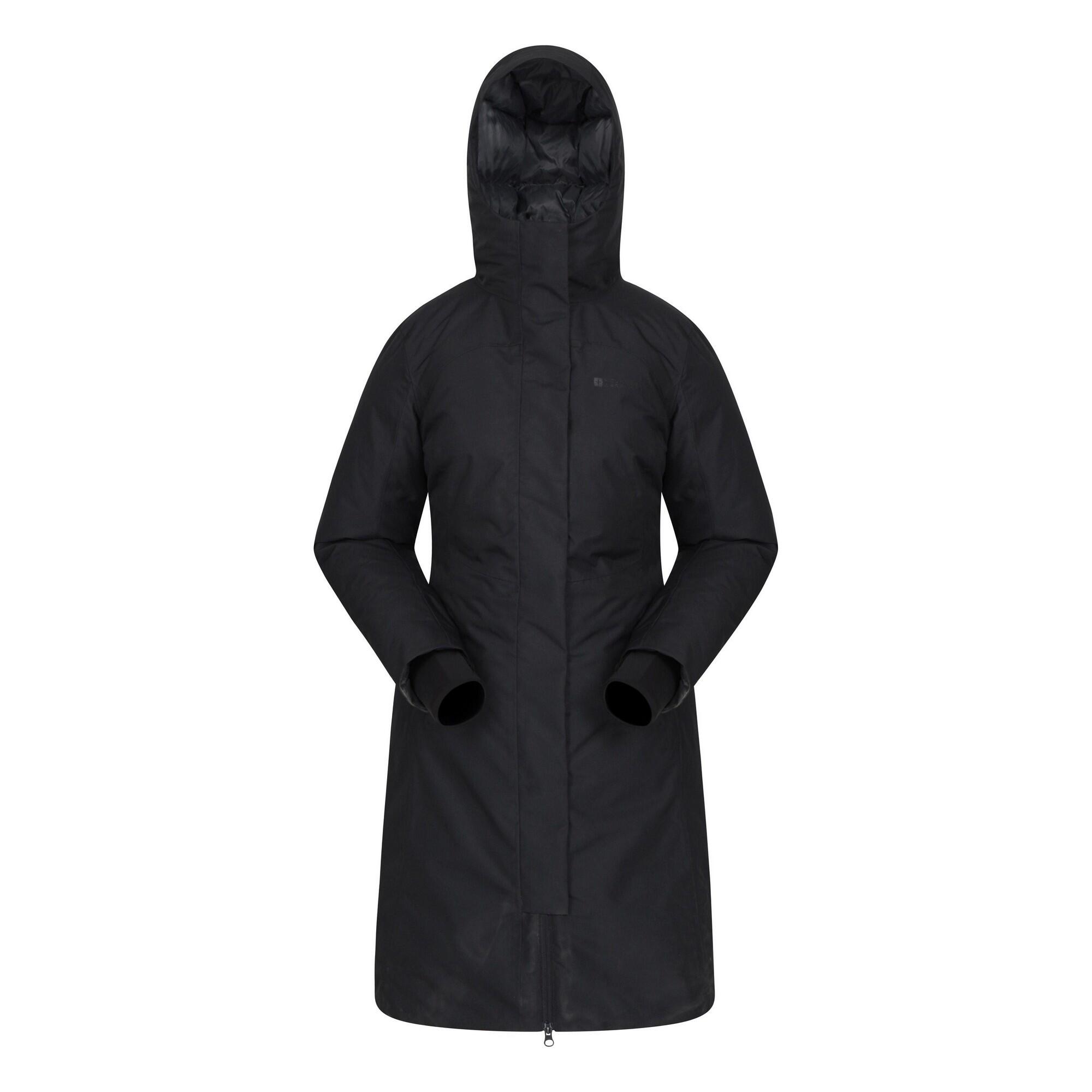 MOUNTAIN WAREHOUSE Giacca Ibrida Lunga Donna Mountain Warehouse Polar Nero