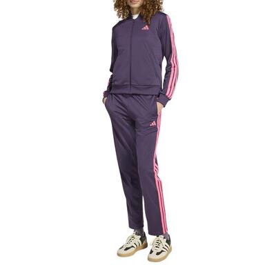 Trainingspak essentials 3-stripes paars - jx0510