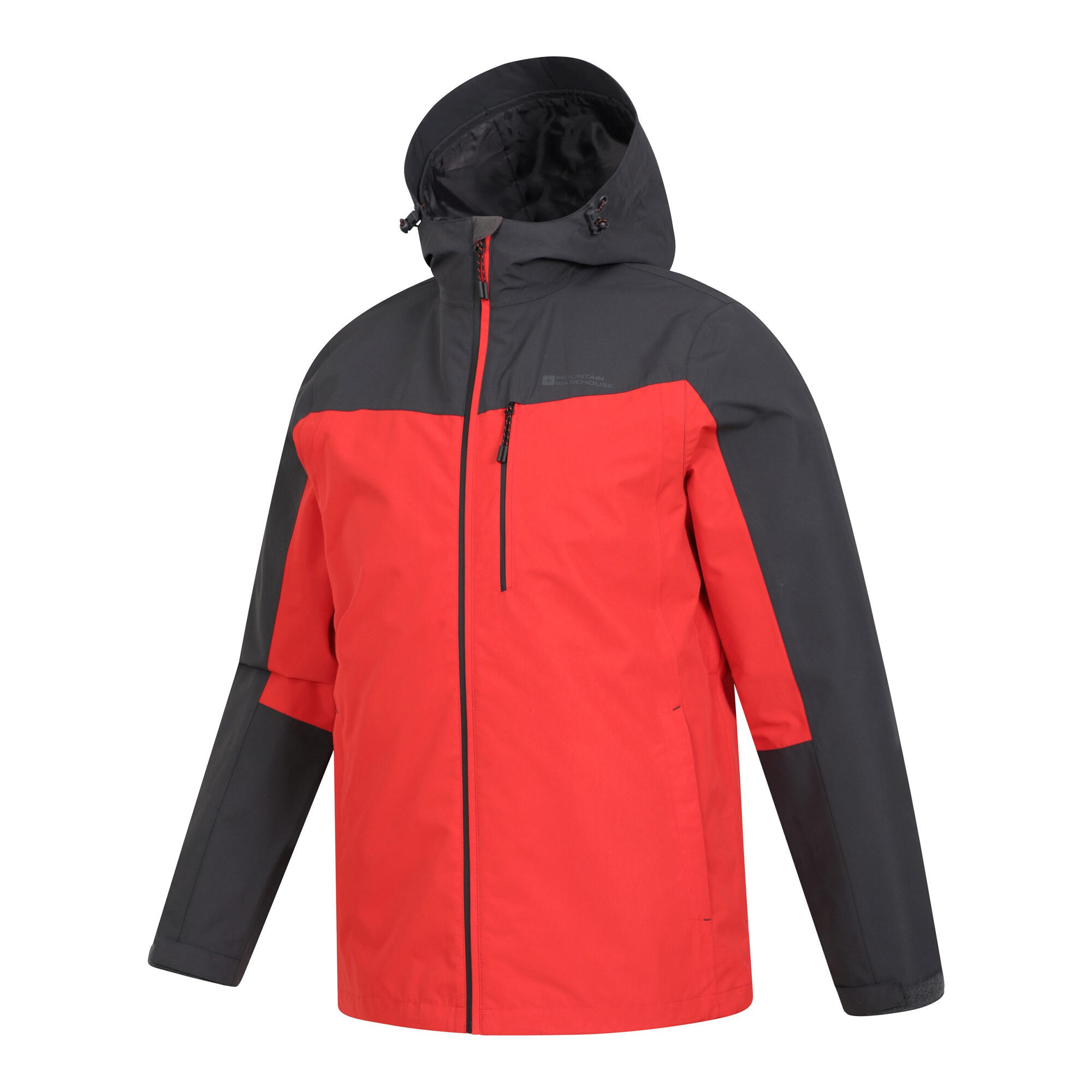 Veste Imperméable BRISK EXTREME Homme (Rouge Foncé) 3/4