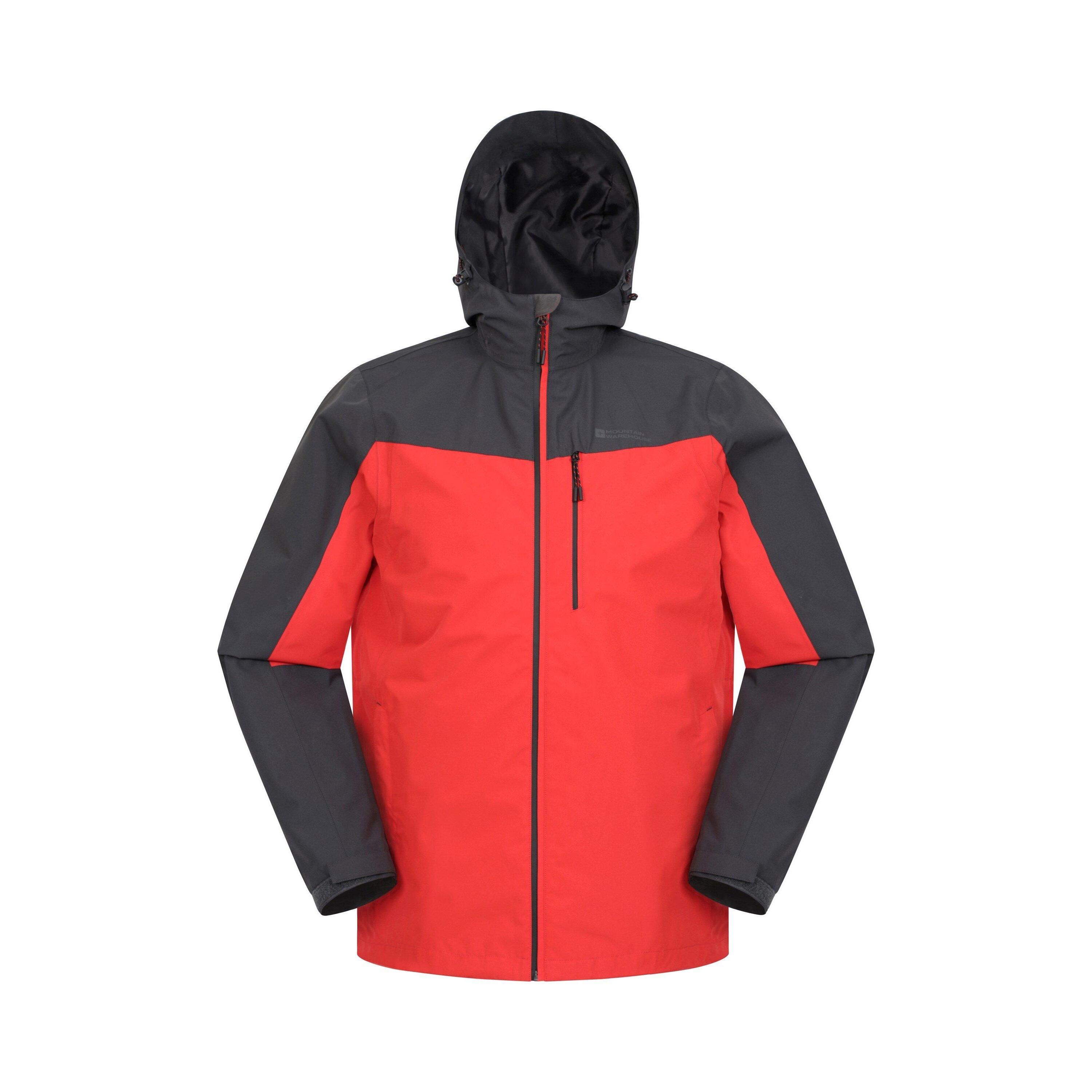 MOUNTAIN WAREHOUSE Mens Brisk Extreme Waterproof Jacket (Active Red)
