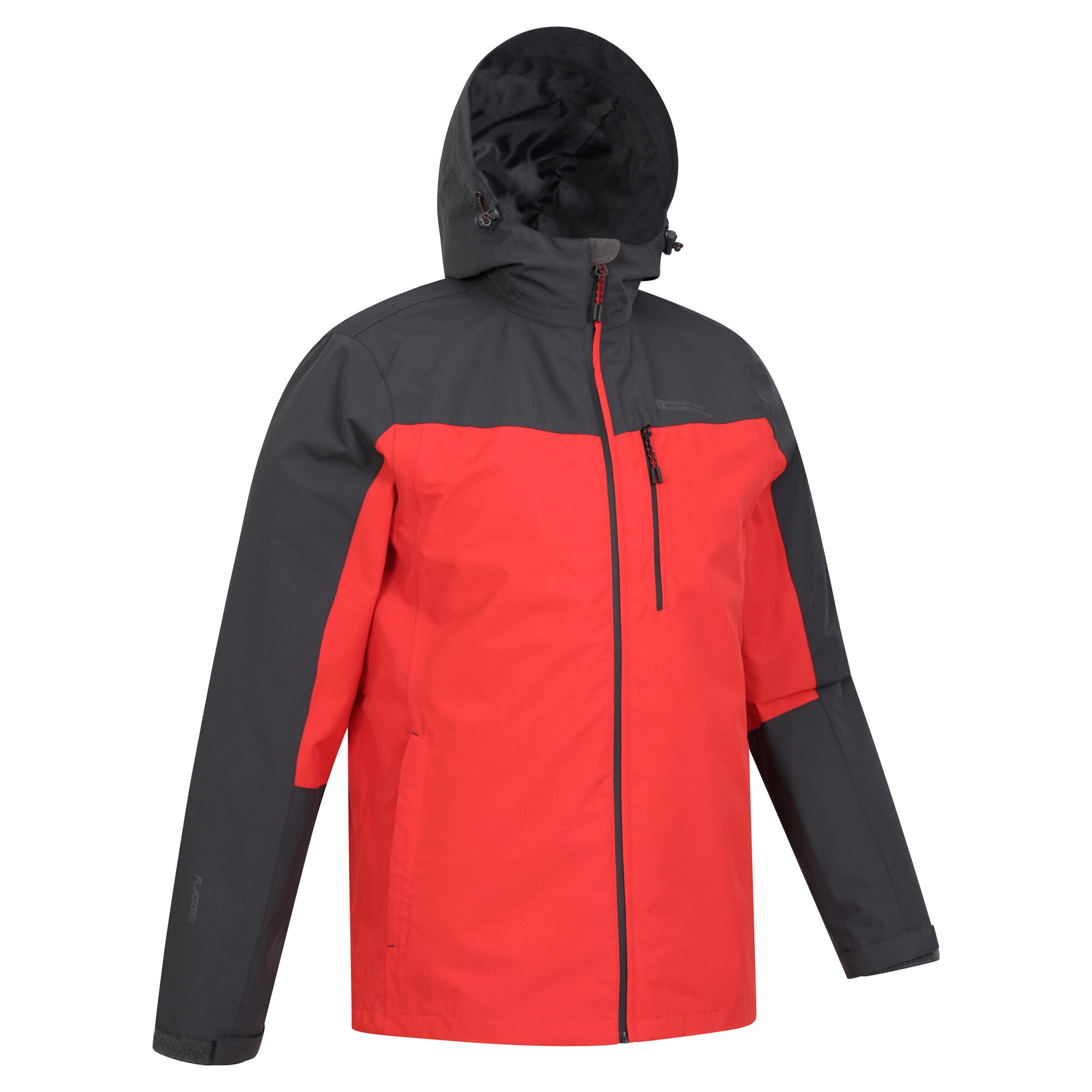 Veste Imperméable BRISK EXTREME Homme (Rouge Foncé) 4/4