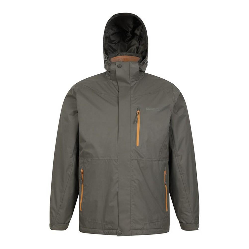 MOUNTAIN WAREHOUSE Giacca Impermeabile 3 In 1 Uomo Mountain Warehouse Bracken Extreme Verde
