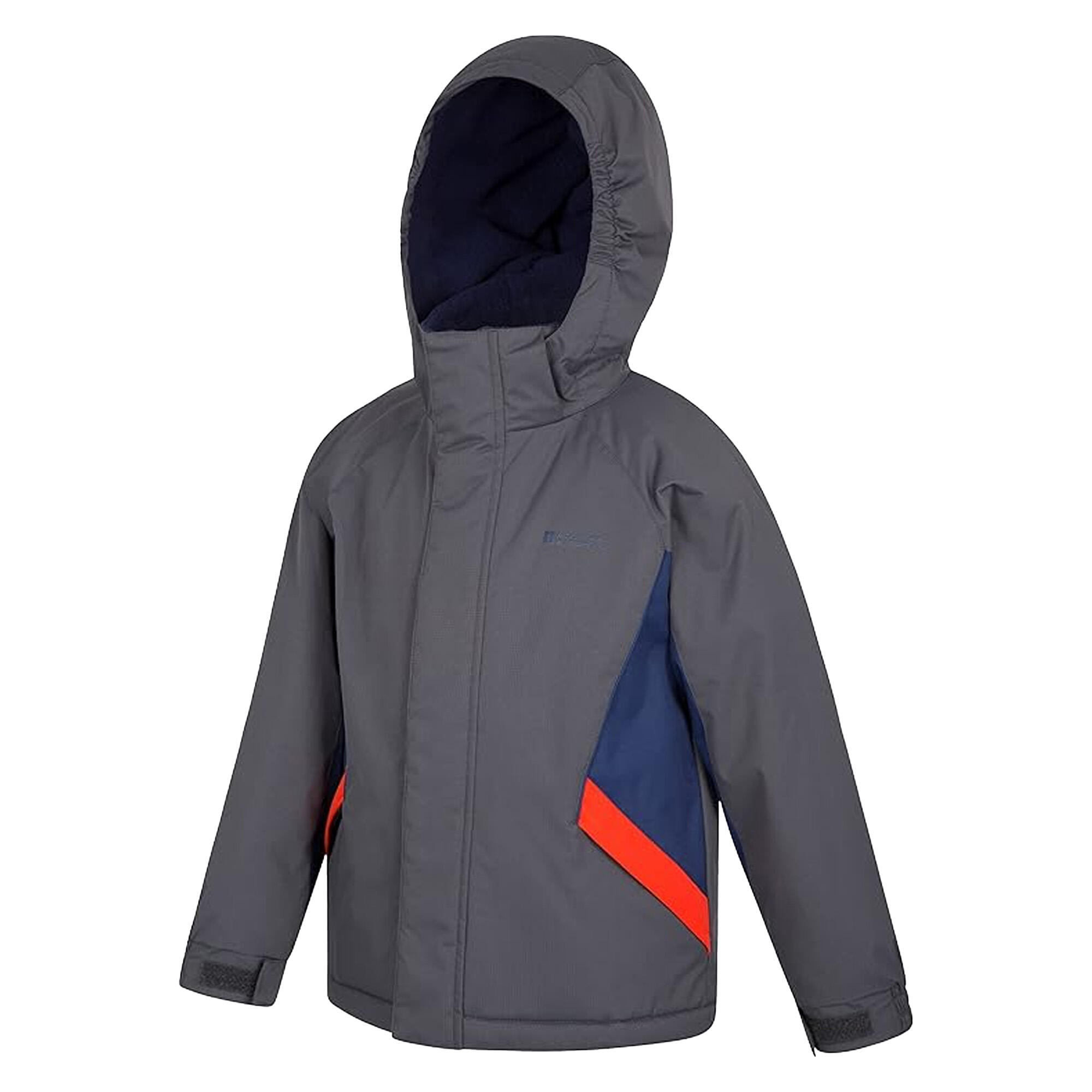 Giacca Da Sci Neve Bambini Mountain Warehouse Raptor Grigio Scuro 4/4