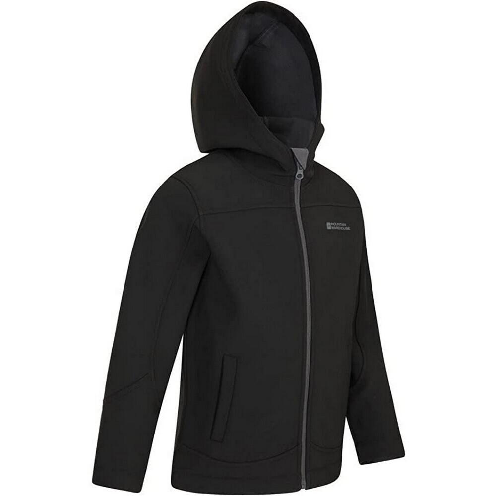Veste Softshell EXODUS Enfant (Noir) 4/4