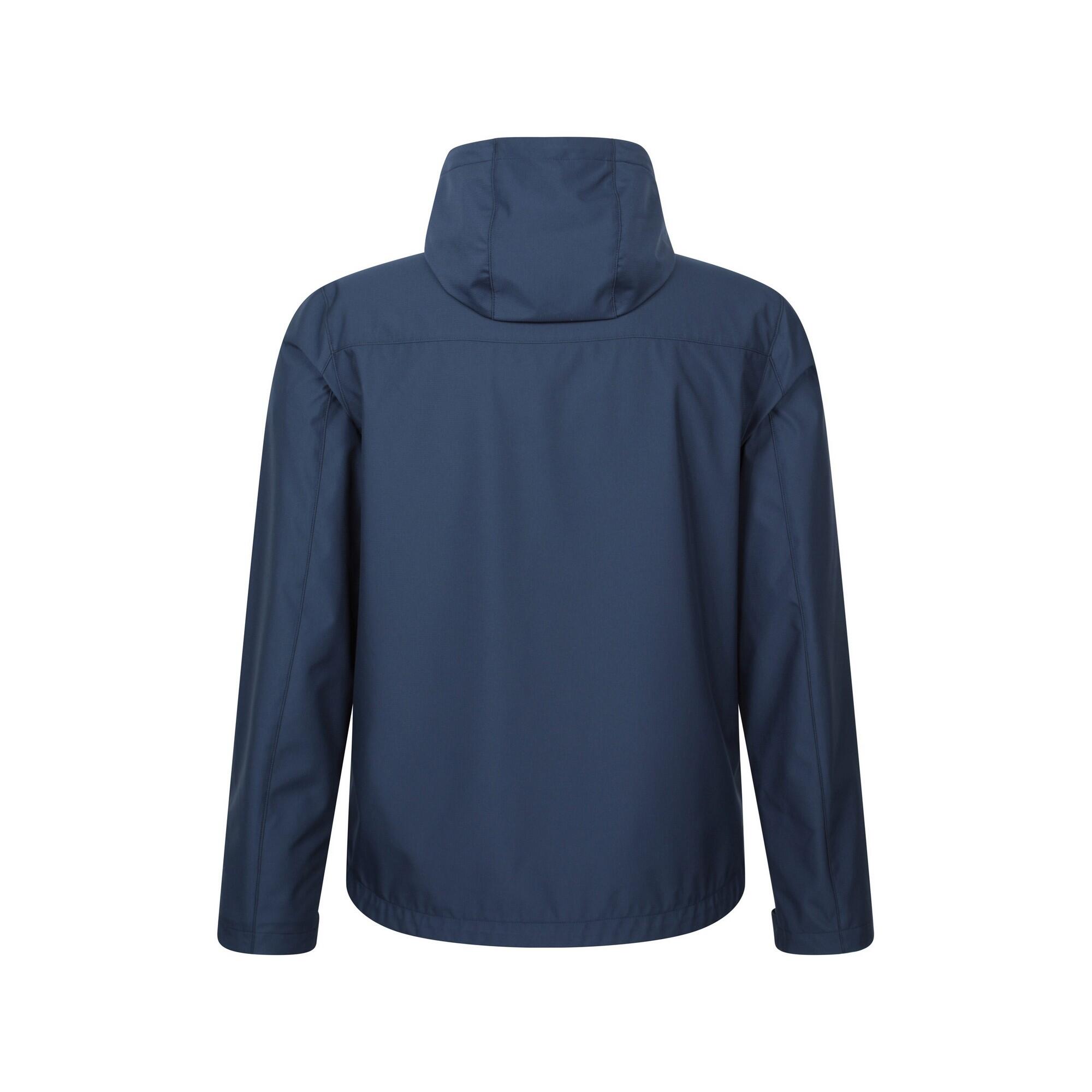 Giacca Soft Shell Uomo Mountain Warehouse Iona Blu Navy 2/4