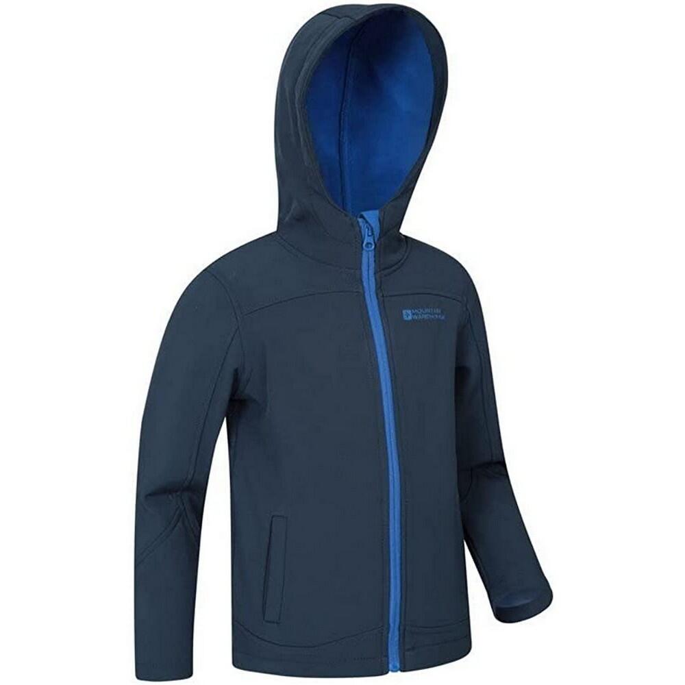 Veste Softshell EXODUS Enfant (Bleu Marine) 4/4