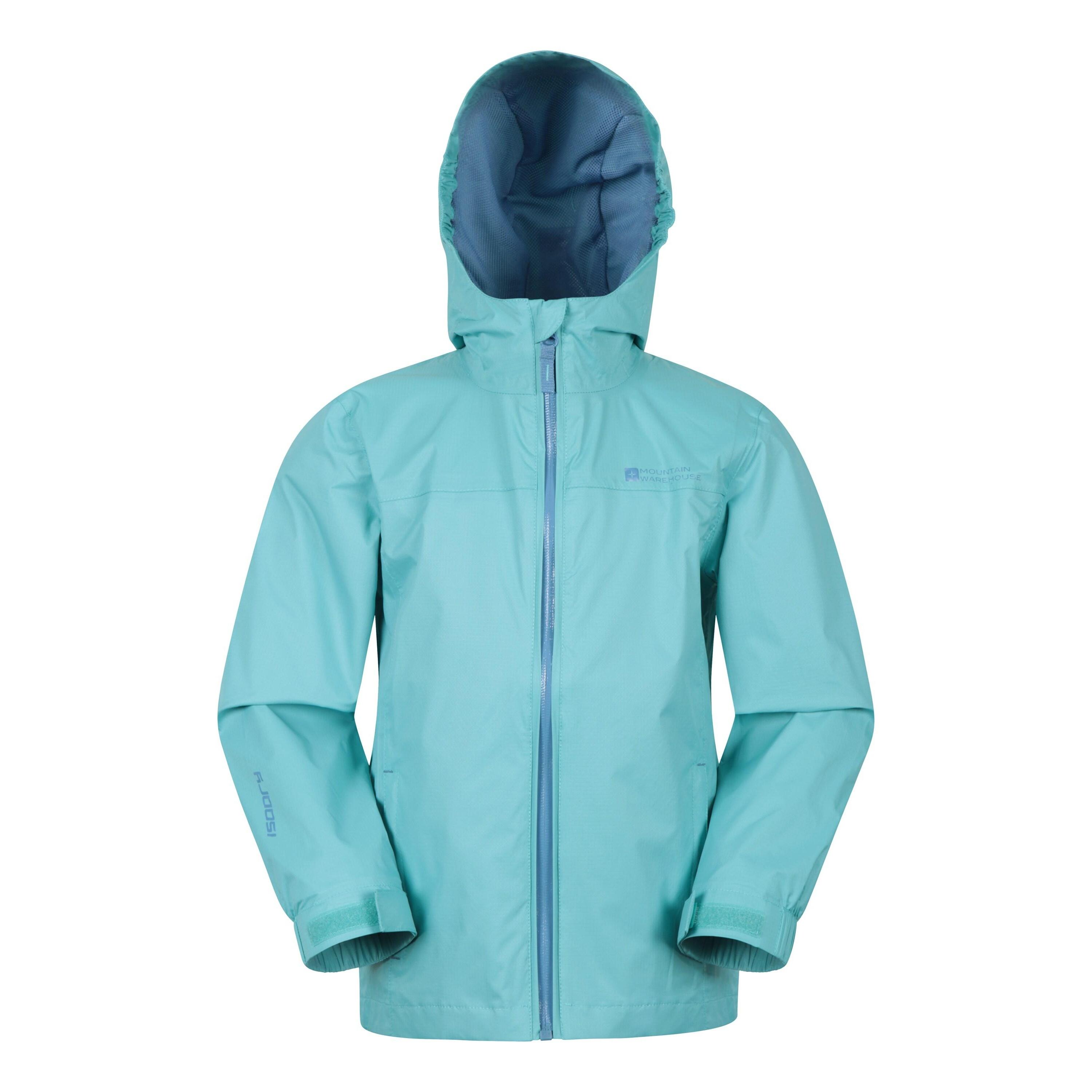 MOUNTAIN WAREHOUSE Childrens/Kids Torrent Taped Seam Waterproof Jacket (Teal)