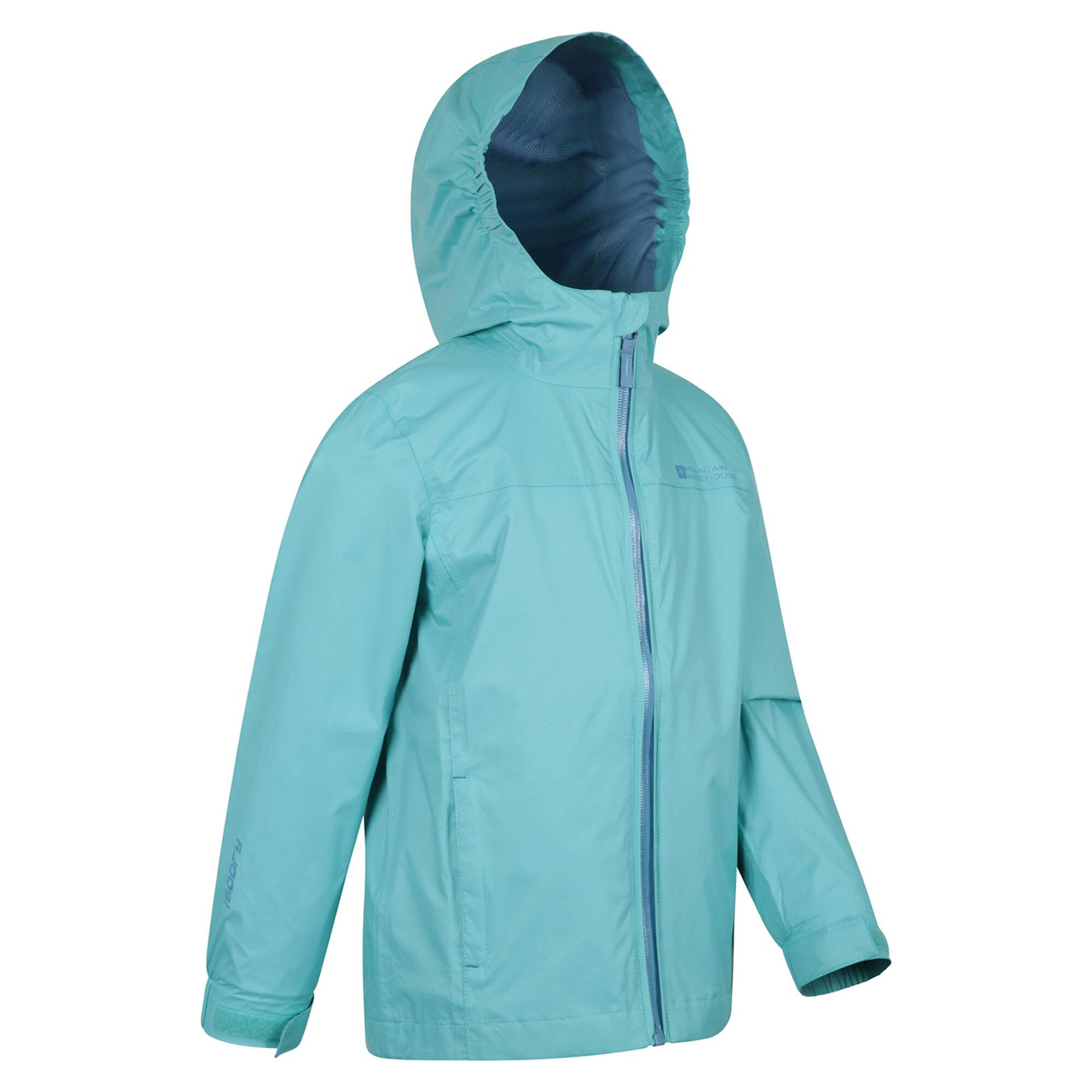 Veste Imperméable TORRENT Enfant (Bleu Sarcelle) 4/4